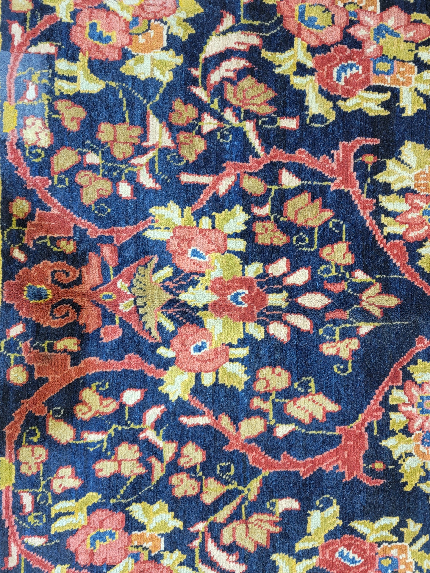 Hand-Knotted Wool Gallery Size Arak 4'4" x 9'10"