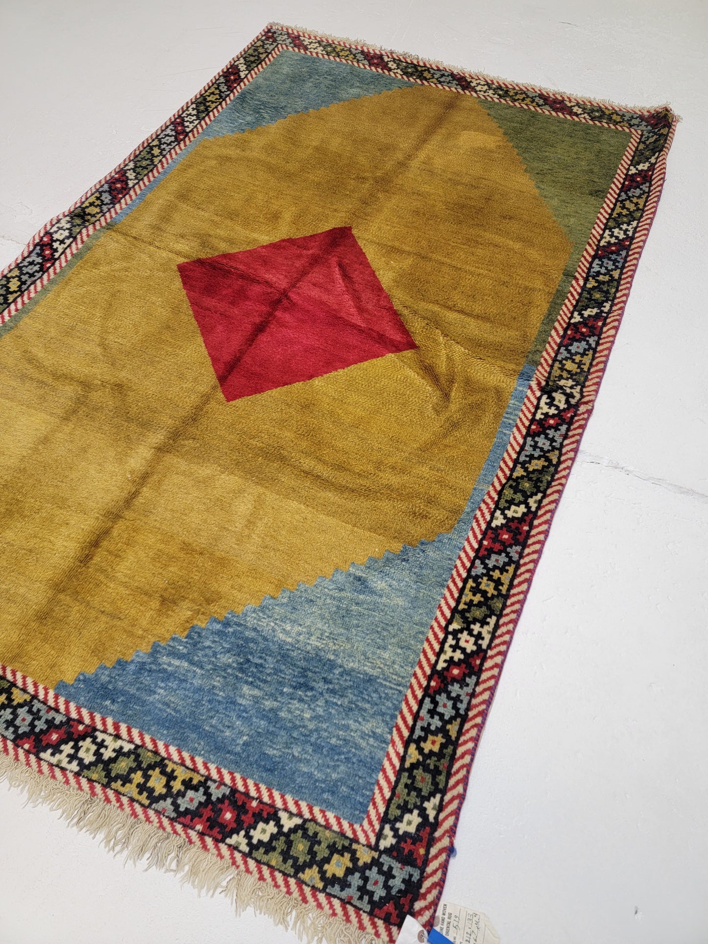 Hand-Knotted Wool Rug Shiraz 4'4" x 6'7"