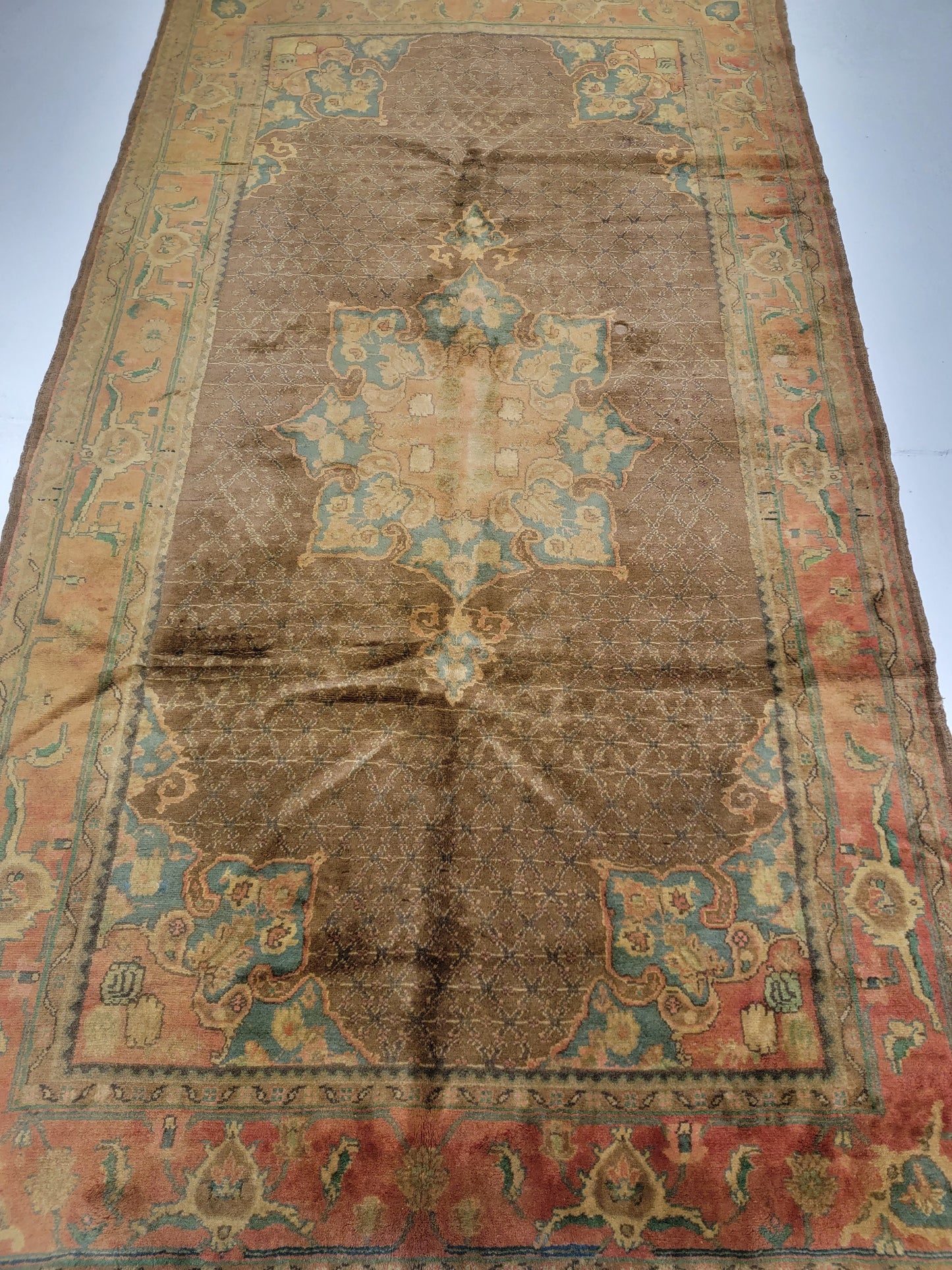 Hand-Knotted Wool Gallery Size Hamedan 5' x 9'1"