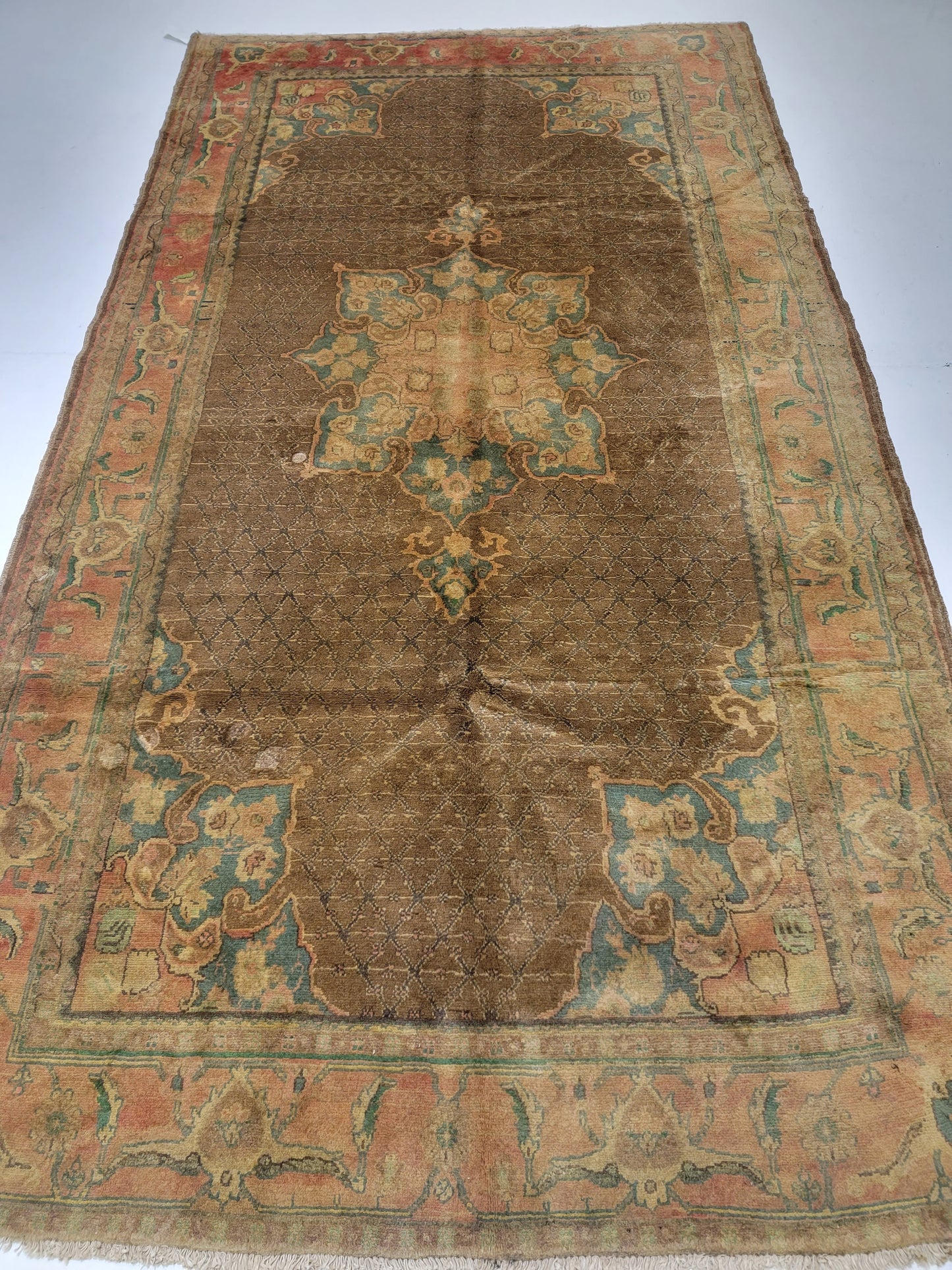 Hand-Knotted Wool Gallery Size Hamedan 5' x 9'1"