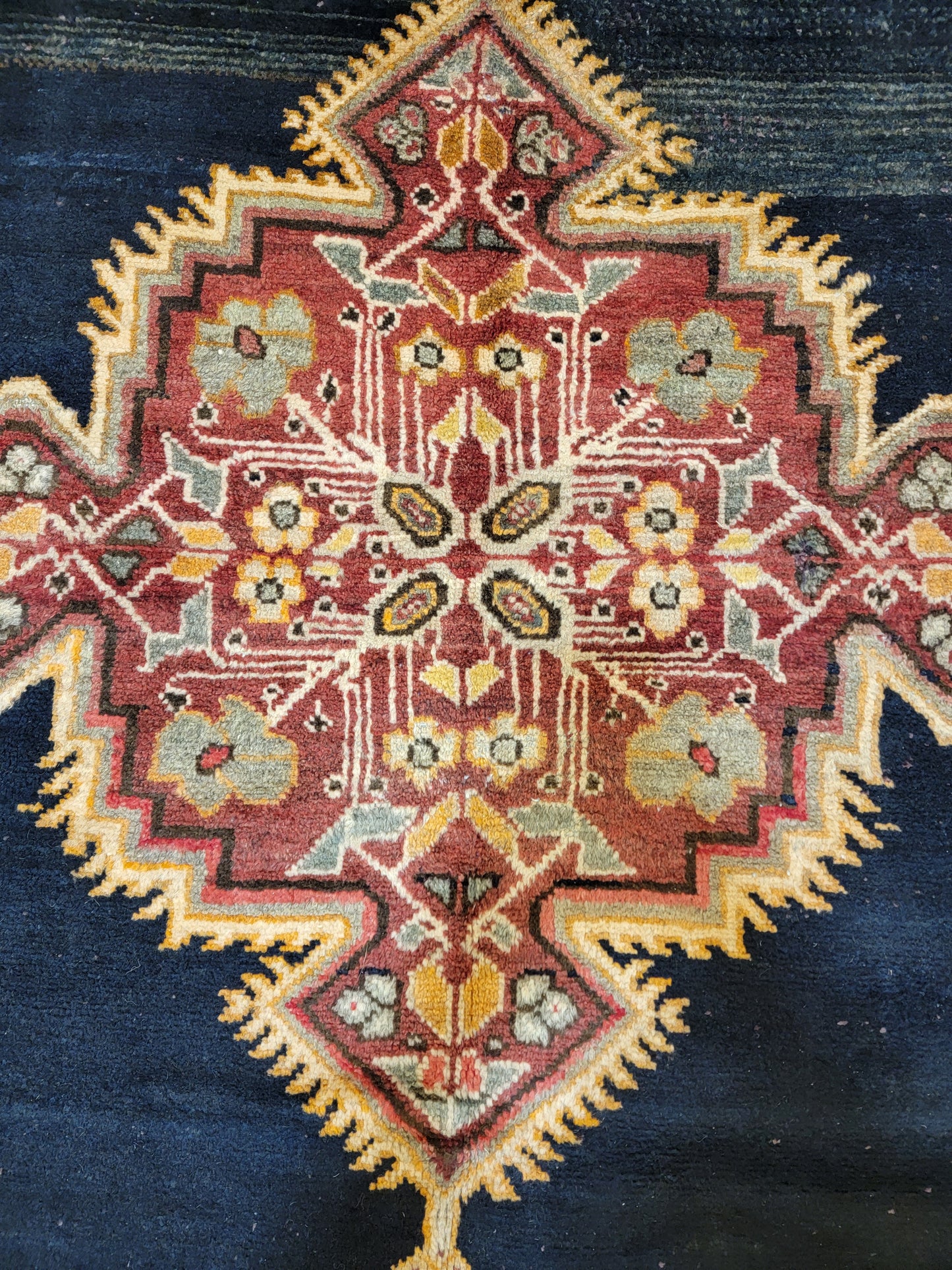 Hand-Knotted Wool Gallery Size Bakhtiari 4'3" x 9'10"