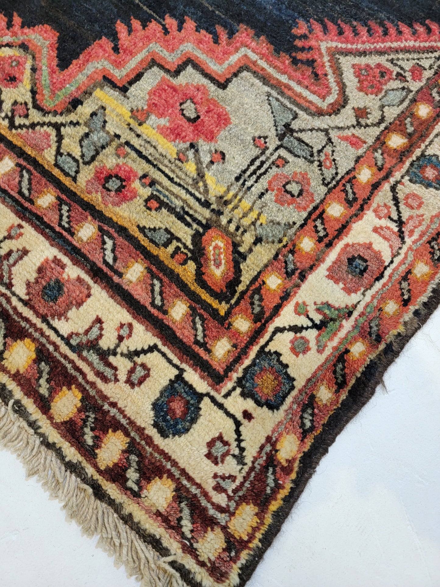 Hand-Knotted Wool Gallery Size Bakhtiari 4'3" x 9'10"