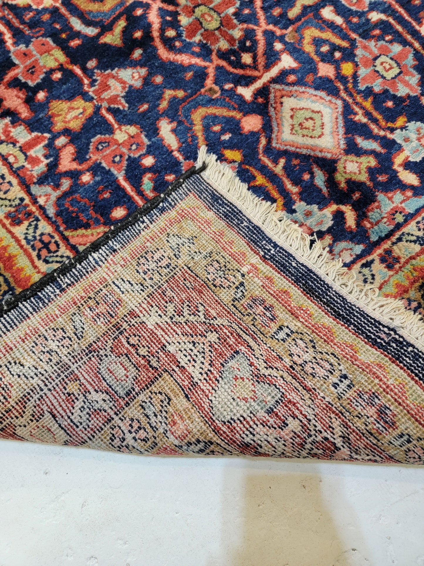 Hand-Knotted Wool Gallery Size Arak 3'9" x 9'9"