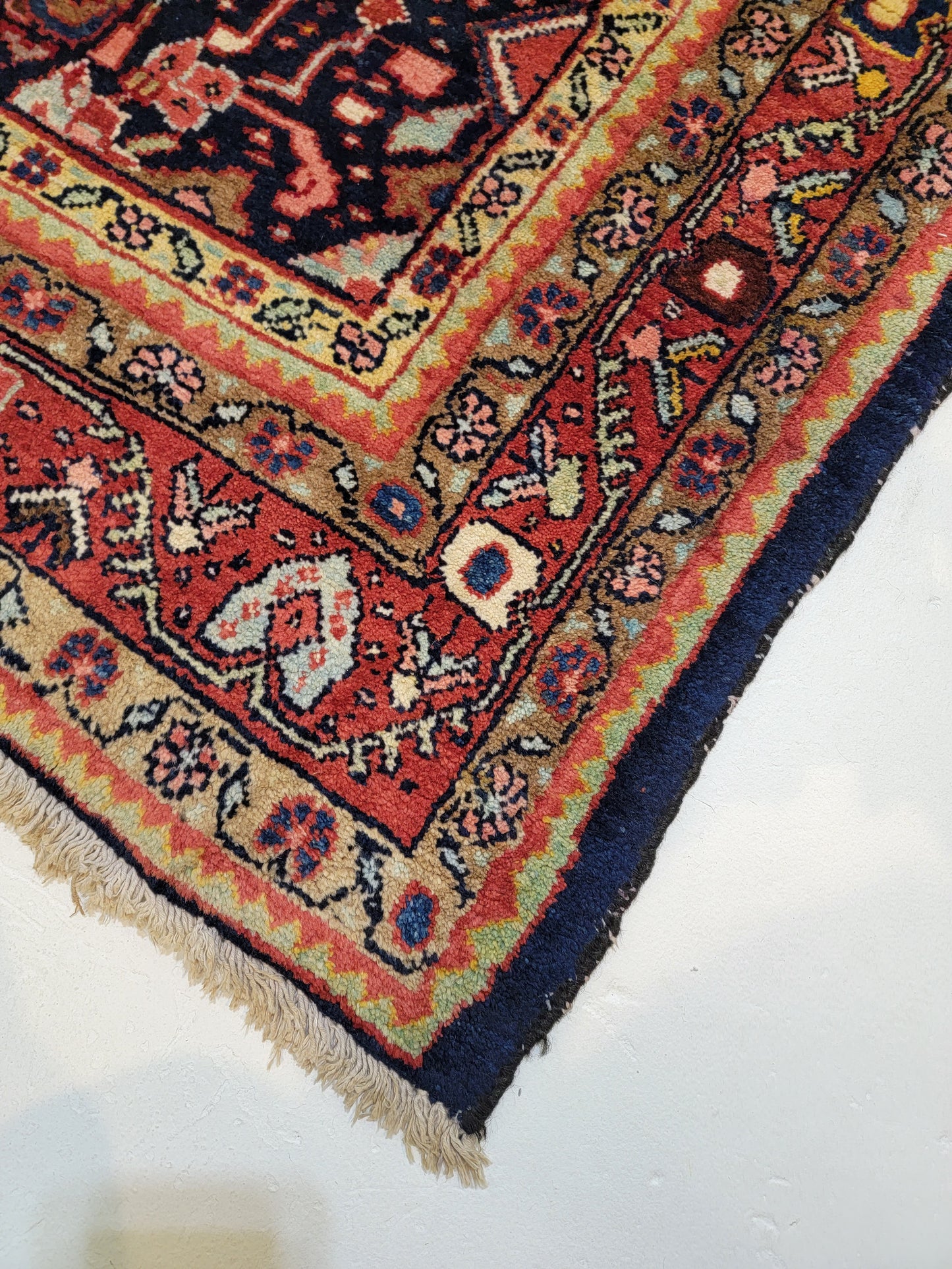 Hand-Knotted Wool Gallery Size Arak 3'9" x 9'9"