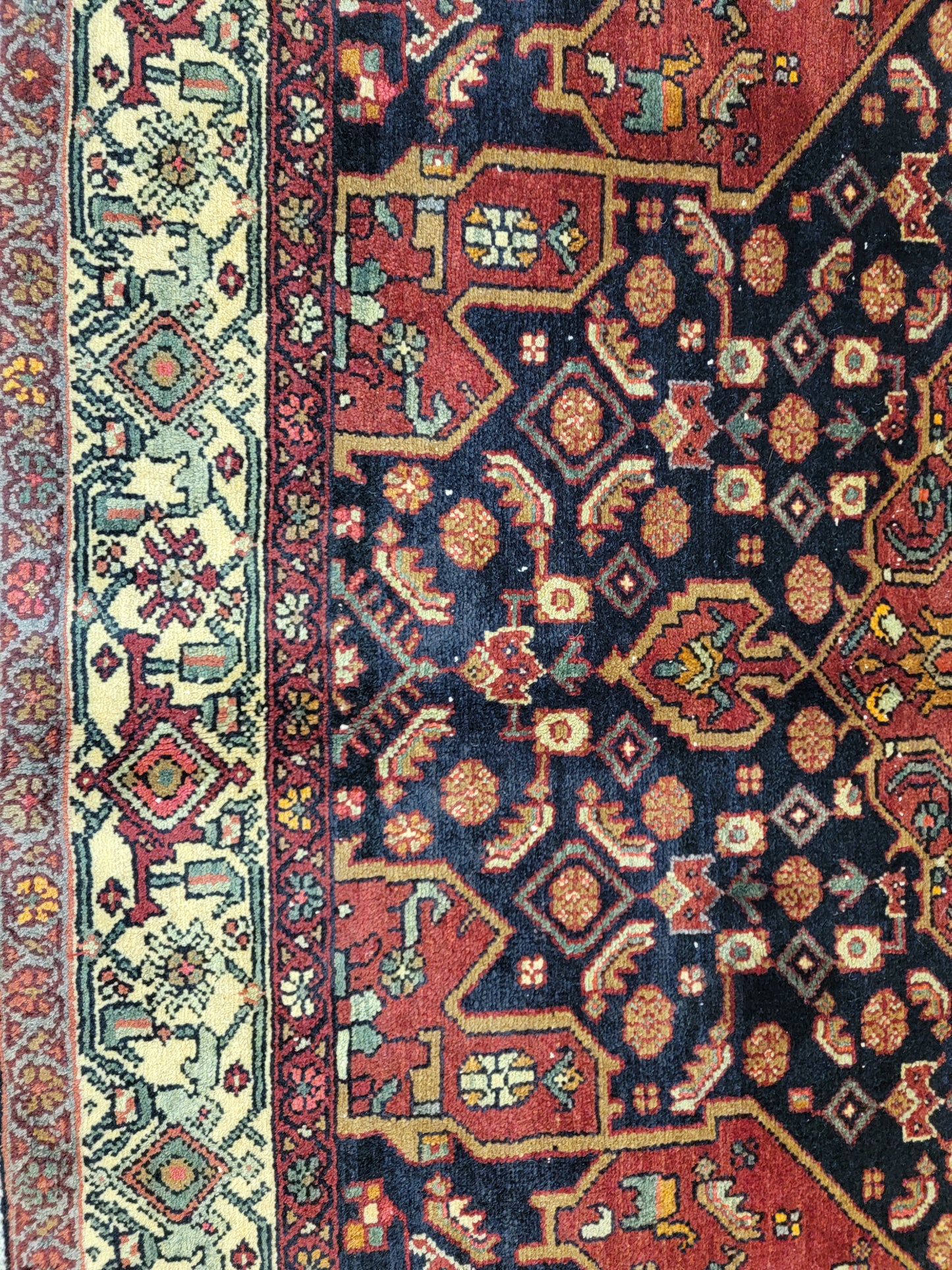 Hand-Knotted Wool Gallery Size Bakhtiari 5' x 11'3"