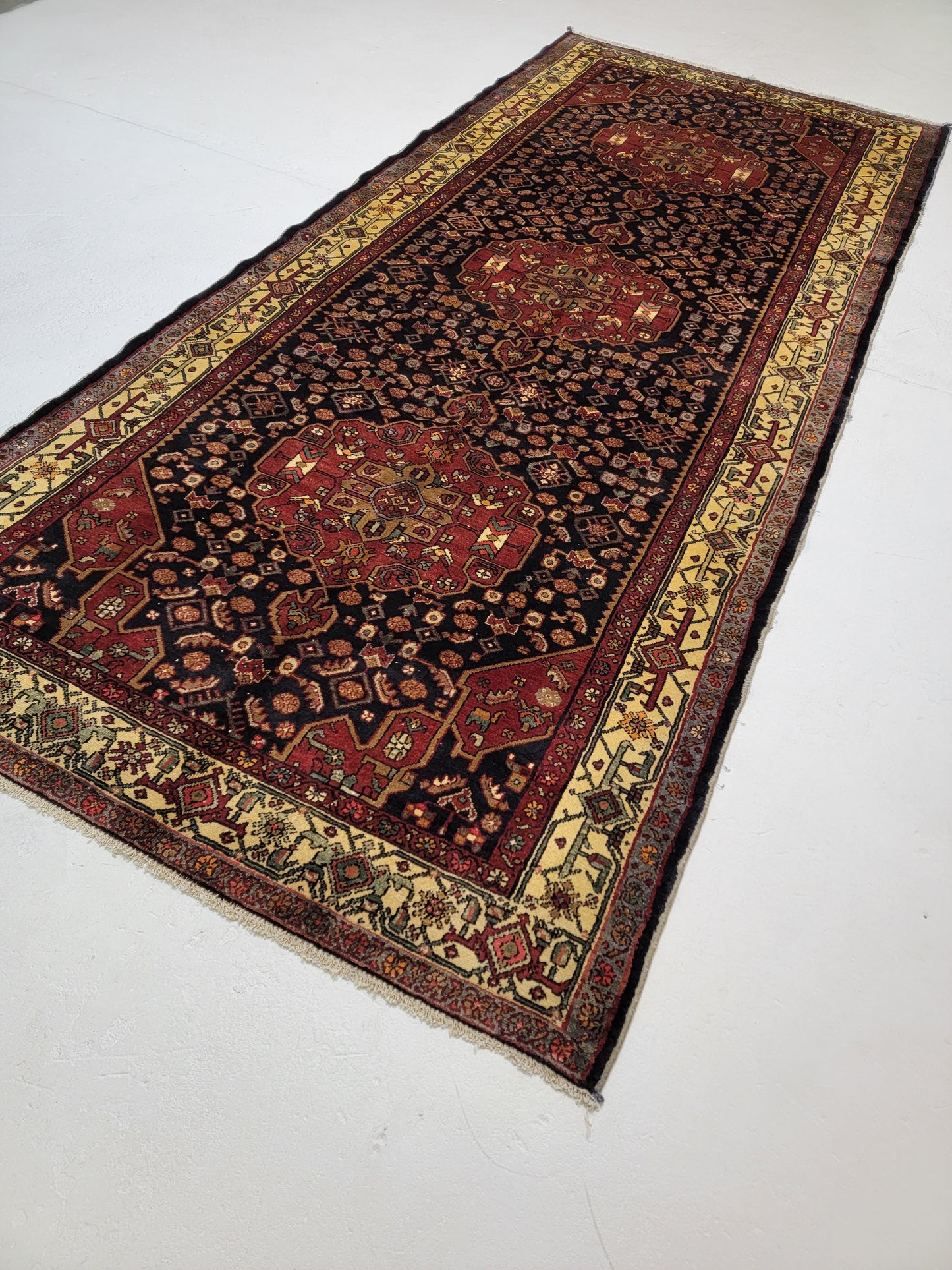 Hand-Knotted Wool Gallery Size Bakhtiari 5' x 11'3"