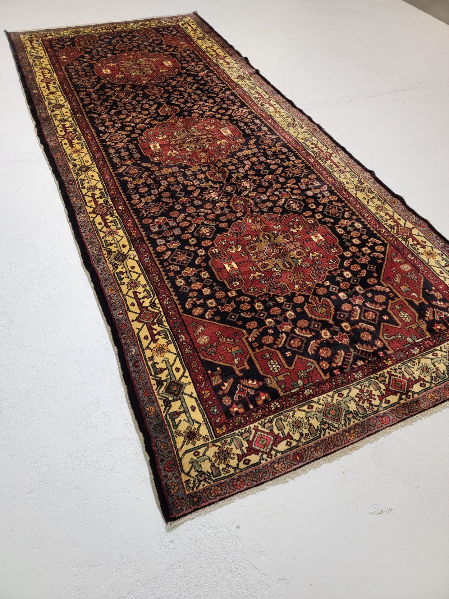 Hand-Knotted Wool Gallery Size Bakhtiari 5' x 11'3"