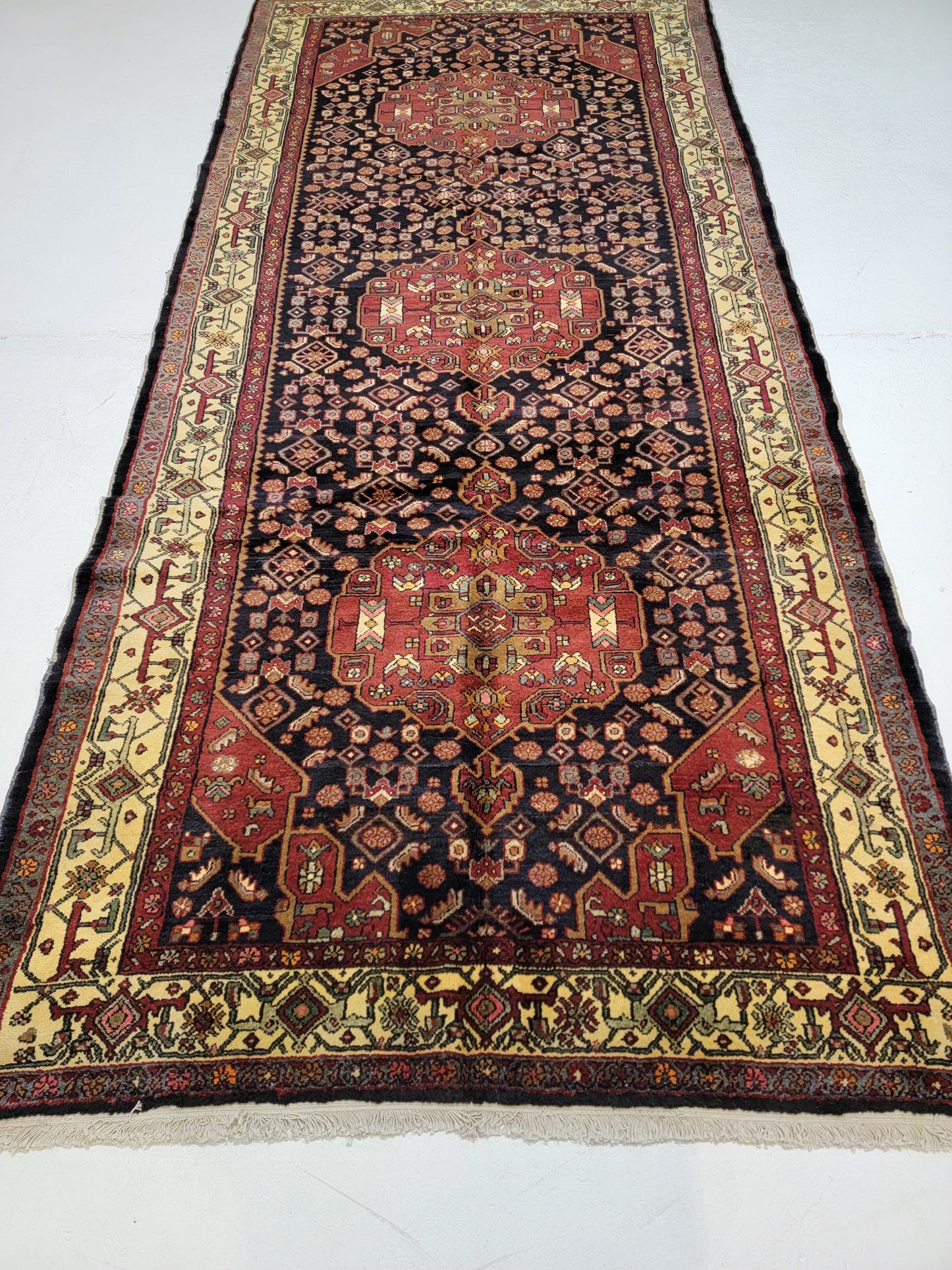 Hand-Knotted Wool Gallery Size Bakhtiari 5' x 11'3"