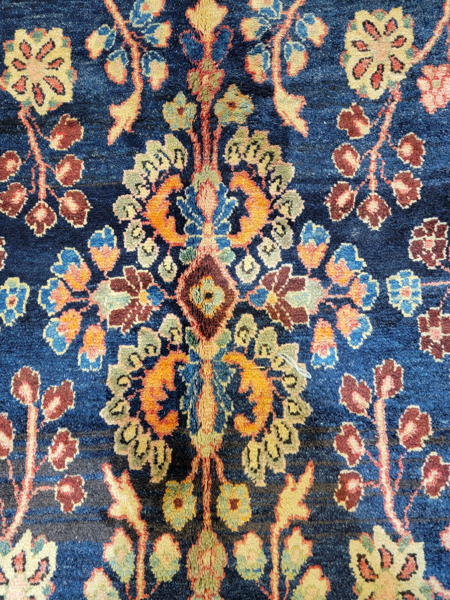 Hand-Knotted Wool Gallery Size Arak 4'6" x 9'10"