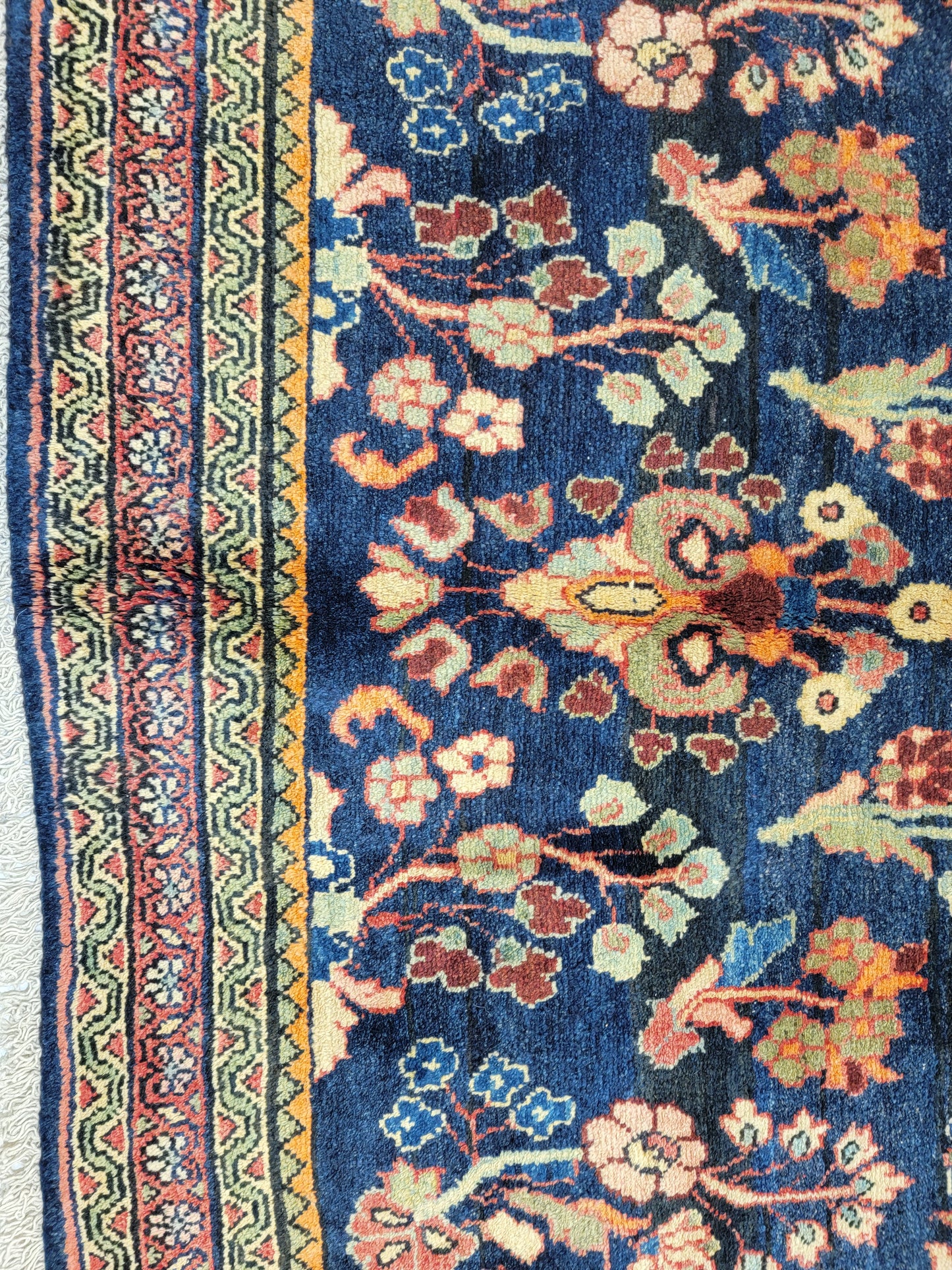 Hand-Knotted Wool Gallery Size Arak 4'6" x 9'10"