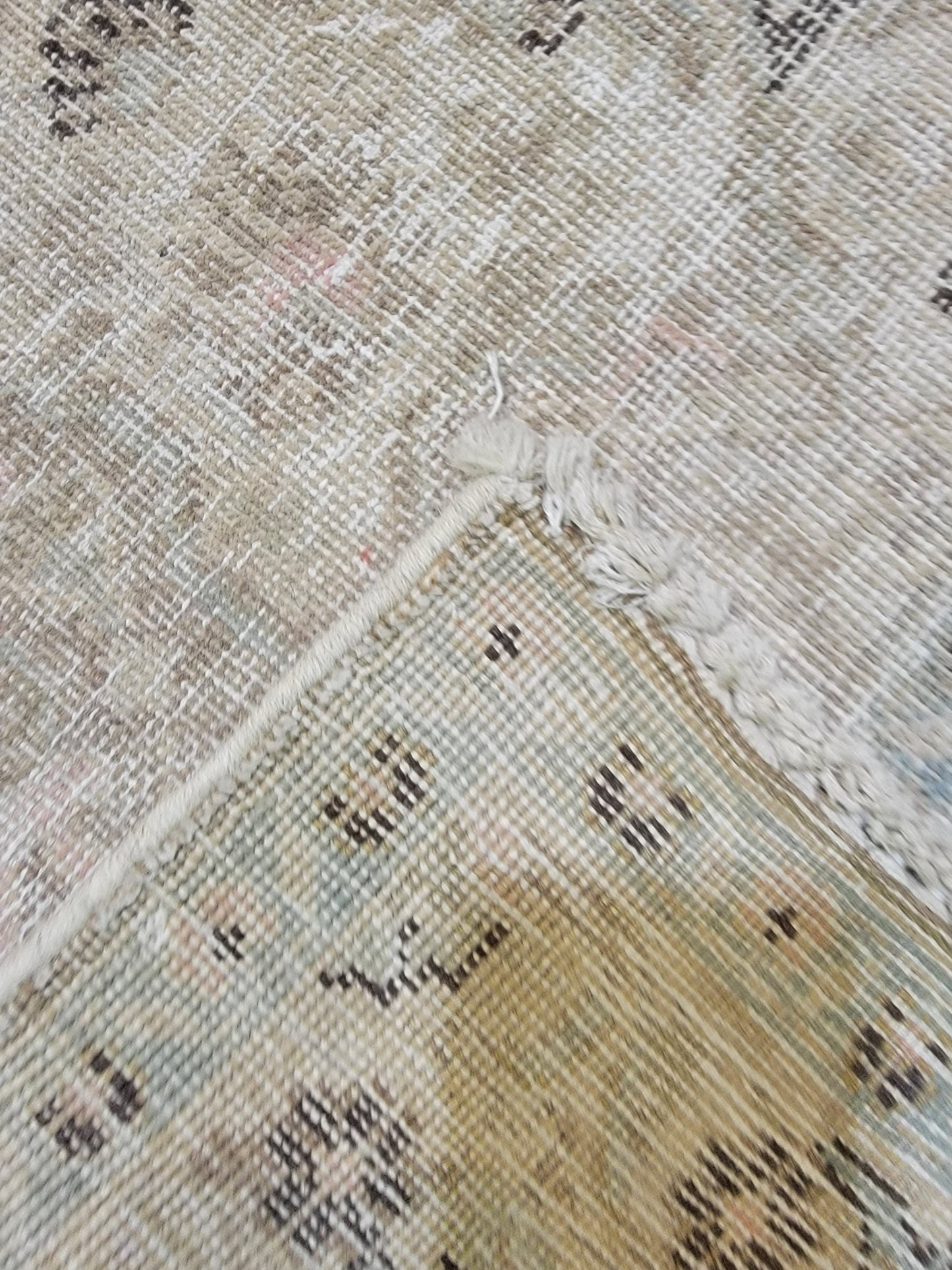 Hand-Knotted Wool Rug Tabriz 9'3" x 12'2"