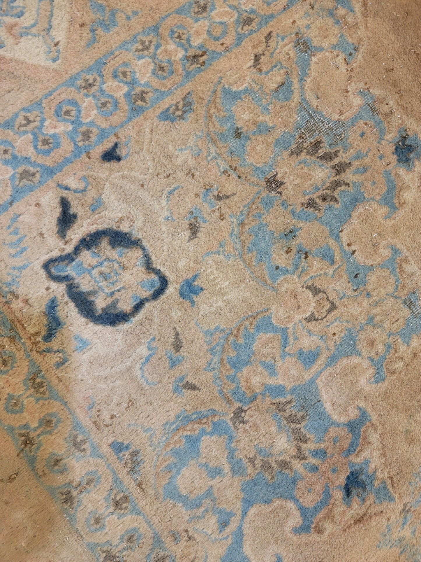 Hand-Knotted Wool Rug Tabriz 10'2" x 13'11"