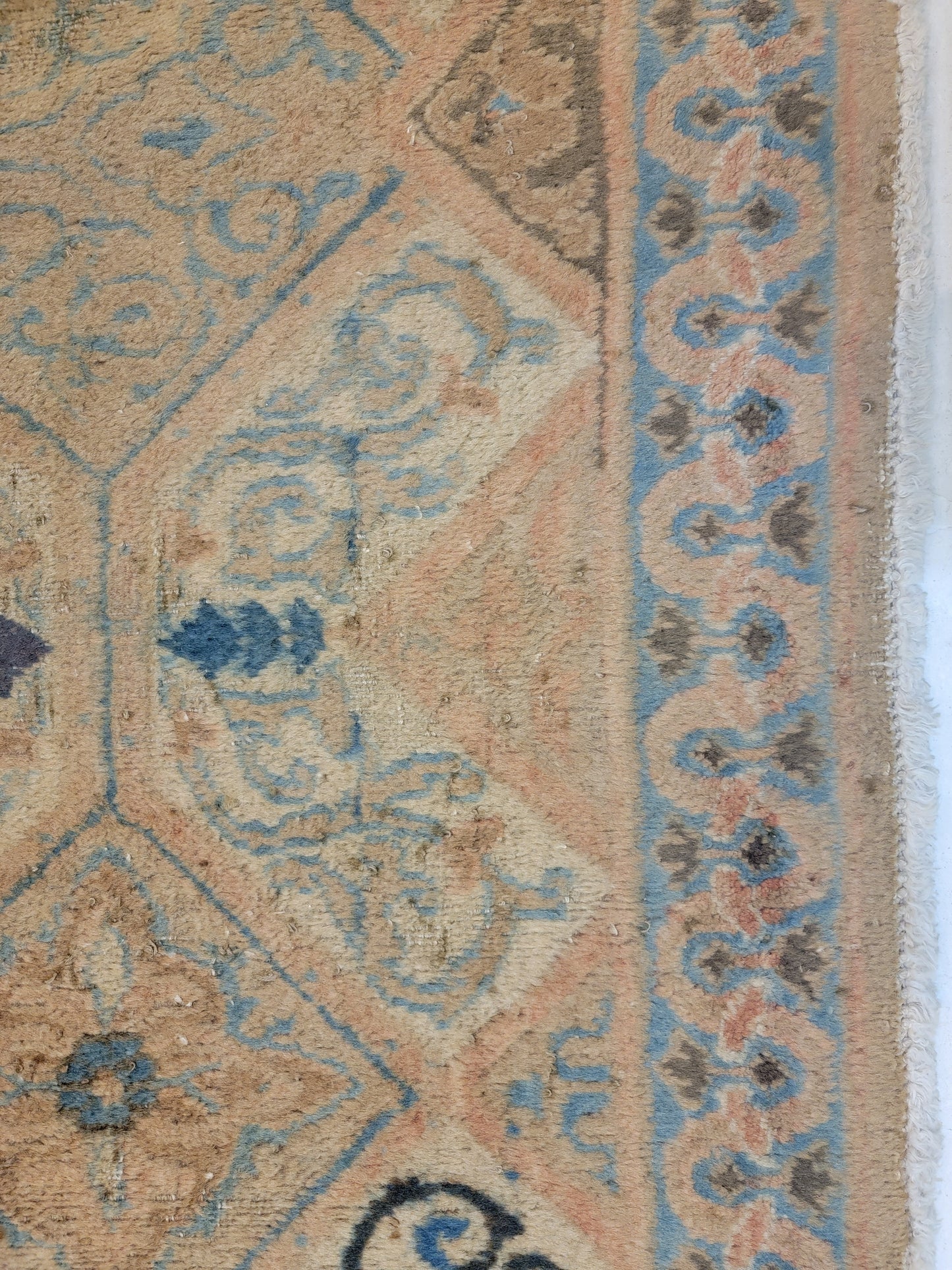 Hand-Knotted Wool Rug Tabriz 10'2" x 13'11"