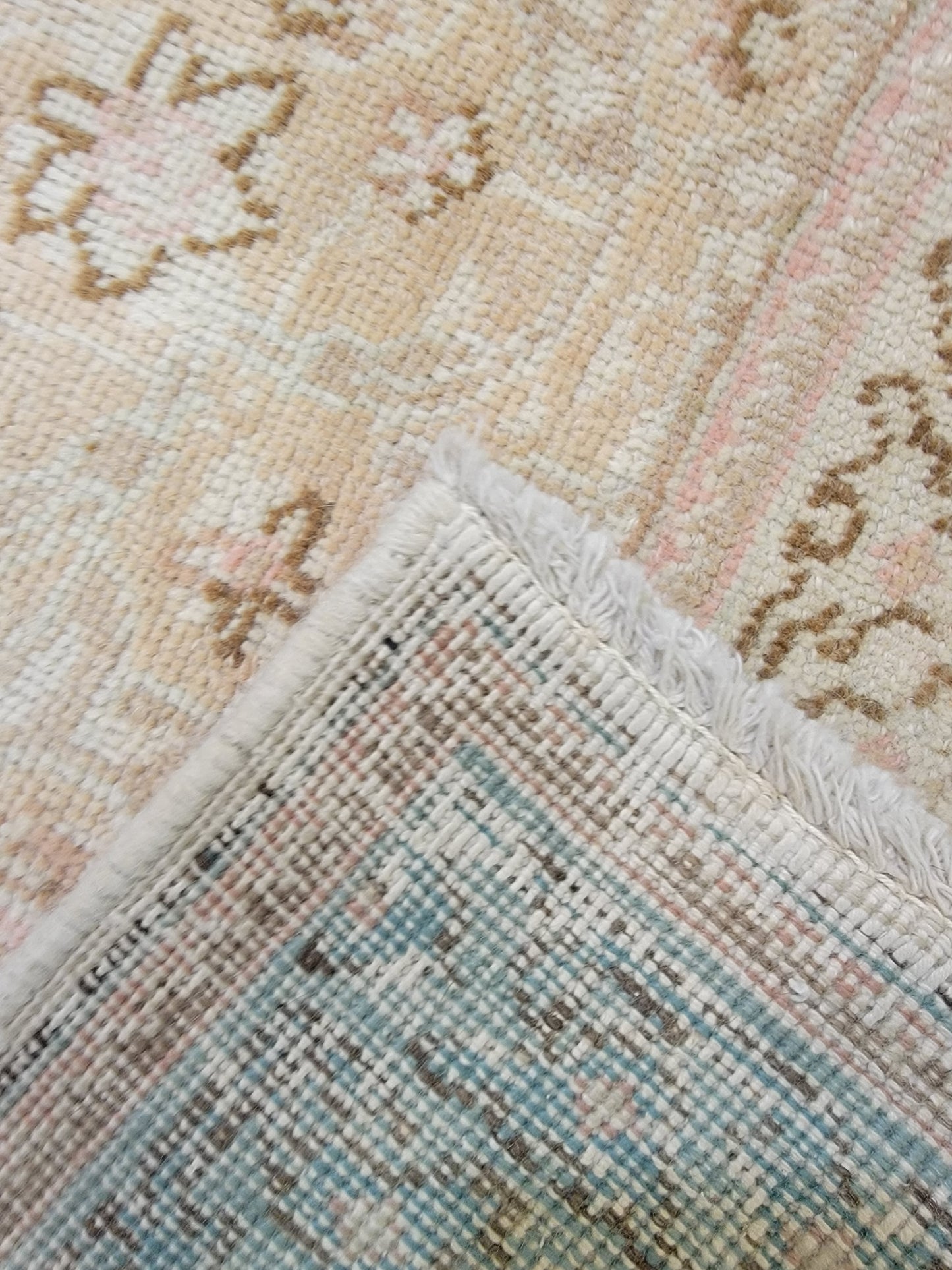 Hand-Knotted Wool Rug Tabriz 9'10" x 13'3"