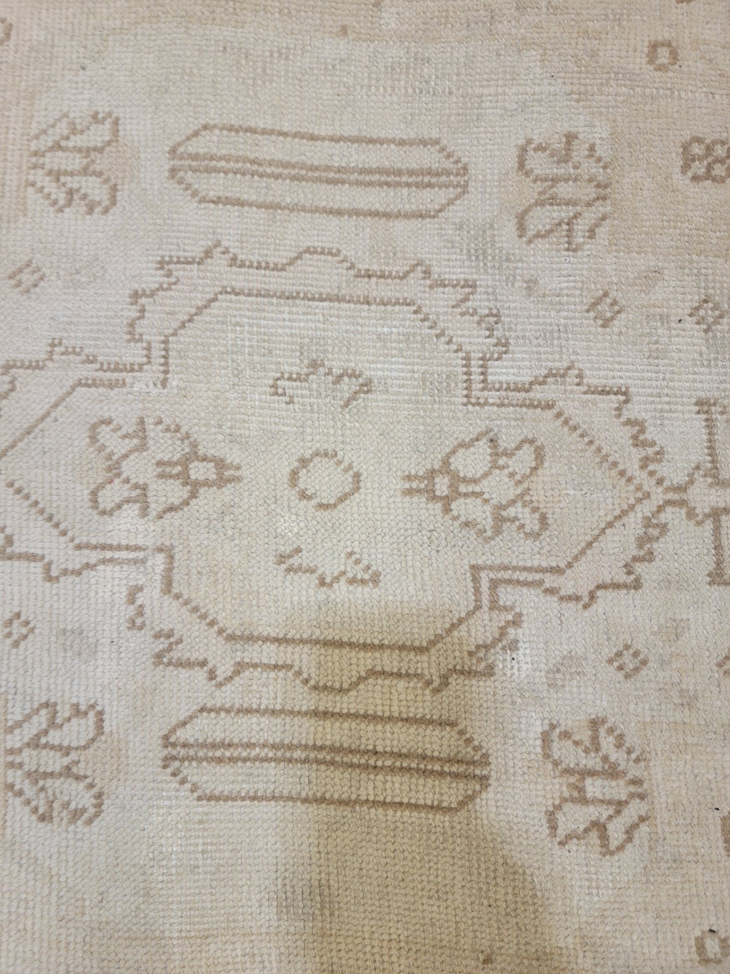 Hand-Knotted Wool Rug Tabriz Distressed 9'5" x 12'5"