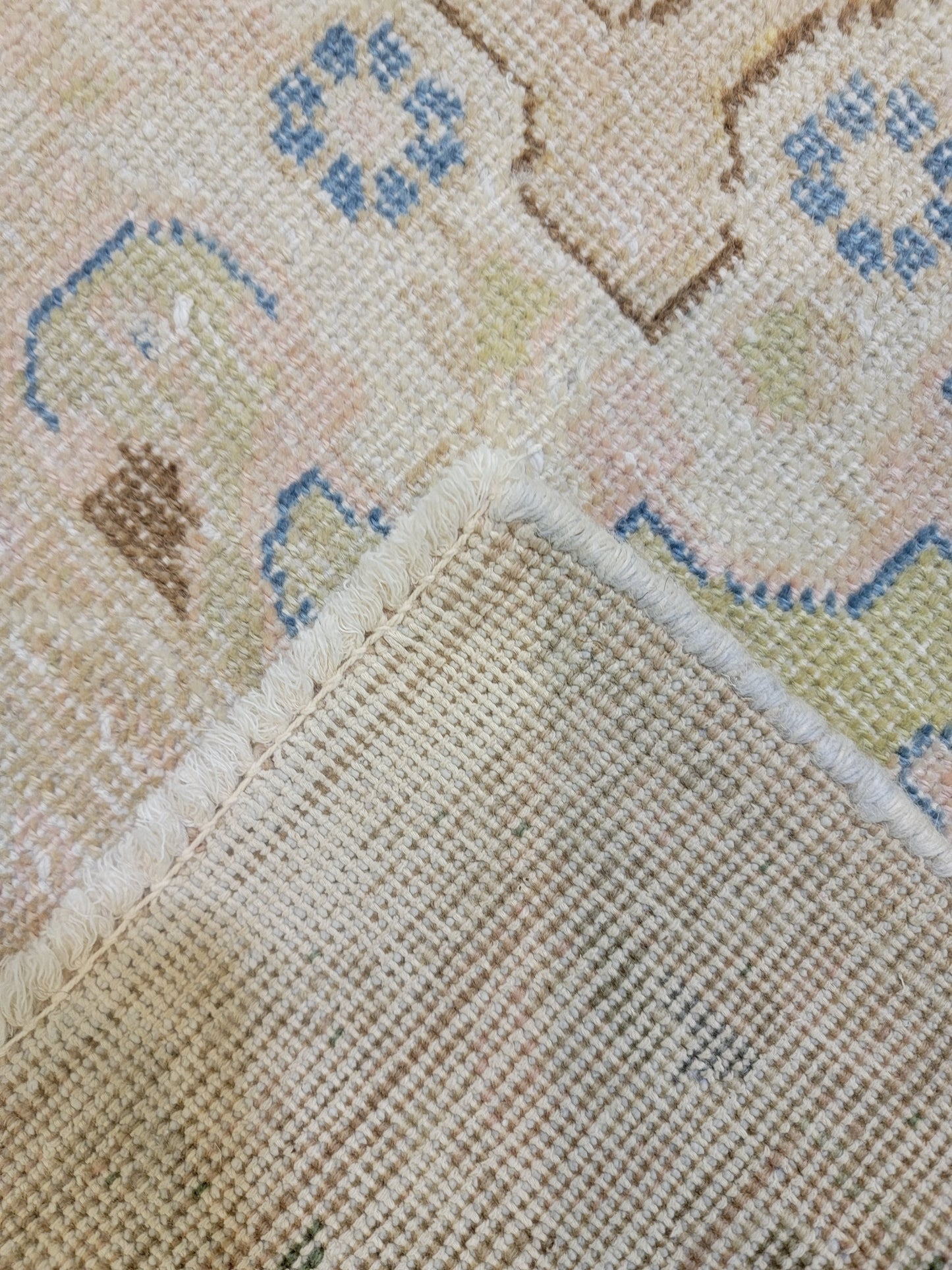 Hand-Knotted Wool Rug Tabriz 9'8" x 12'8"
