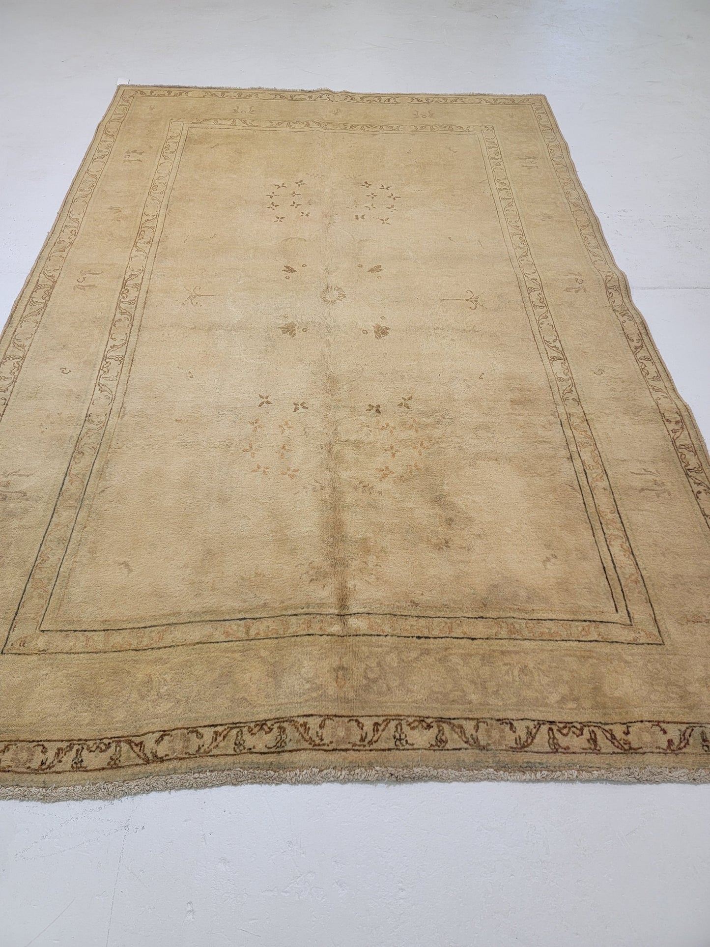 Hand-Knotted Wool Rug Tabriz 6'9" x 9'11"