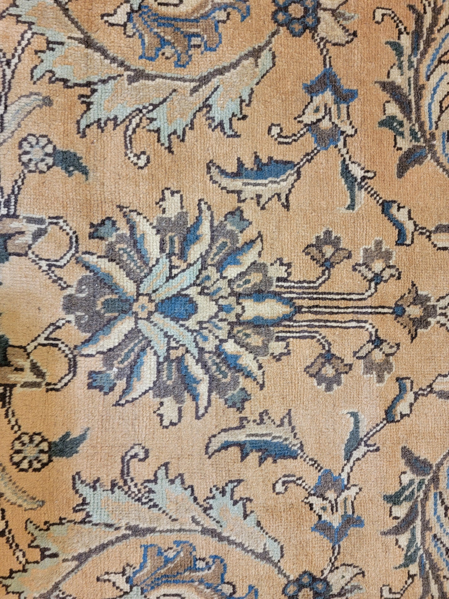 Hand-Knotted Wool Rug Tabriz Signed 8'3" x 11'11"