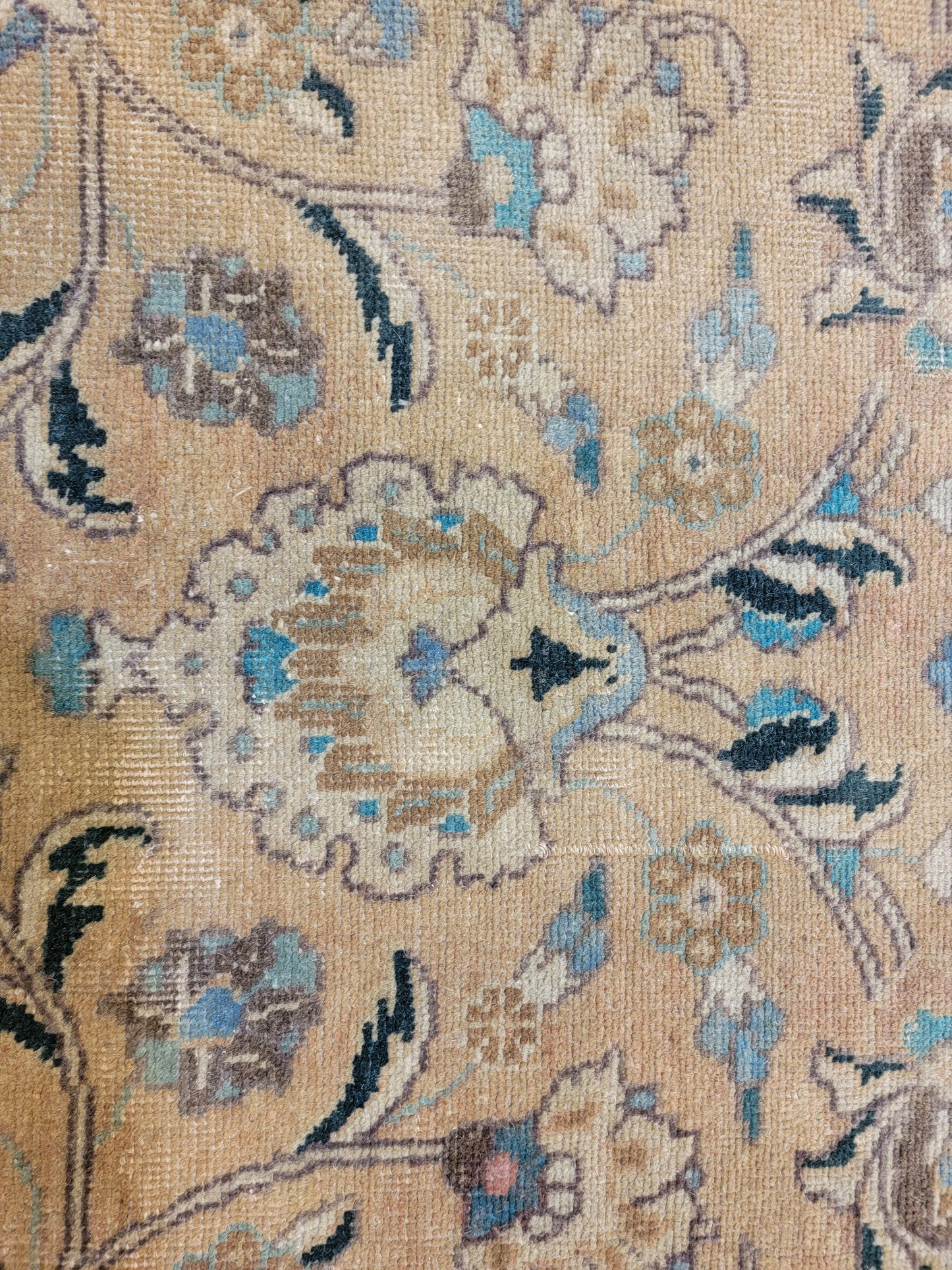 Hand-Knotted Wool Rug Tabriz 9'4" x 12'7"