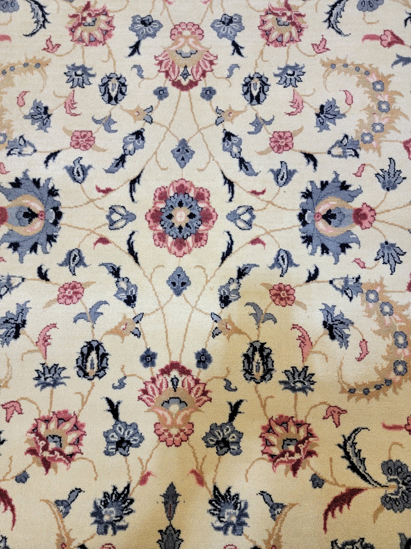Hand-Knotted Wool Rug Pakistani Peshawar 9' x 12'1"