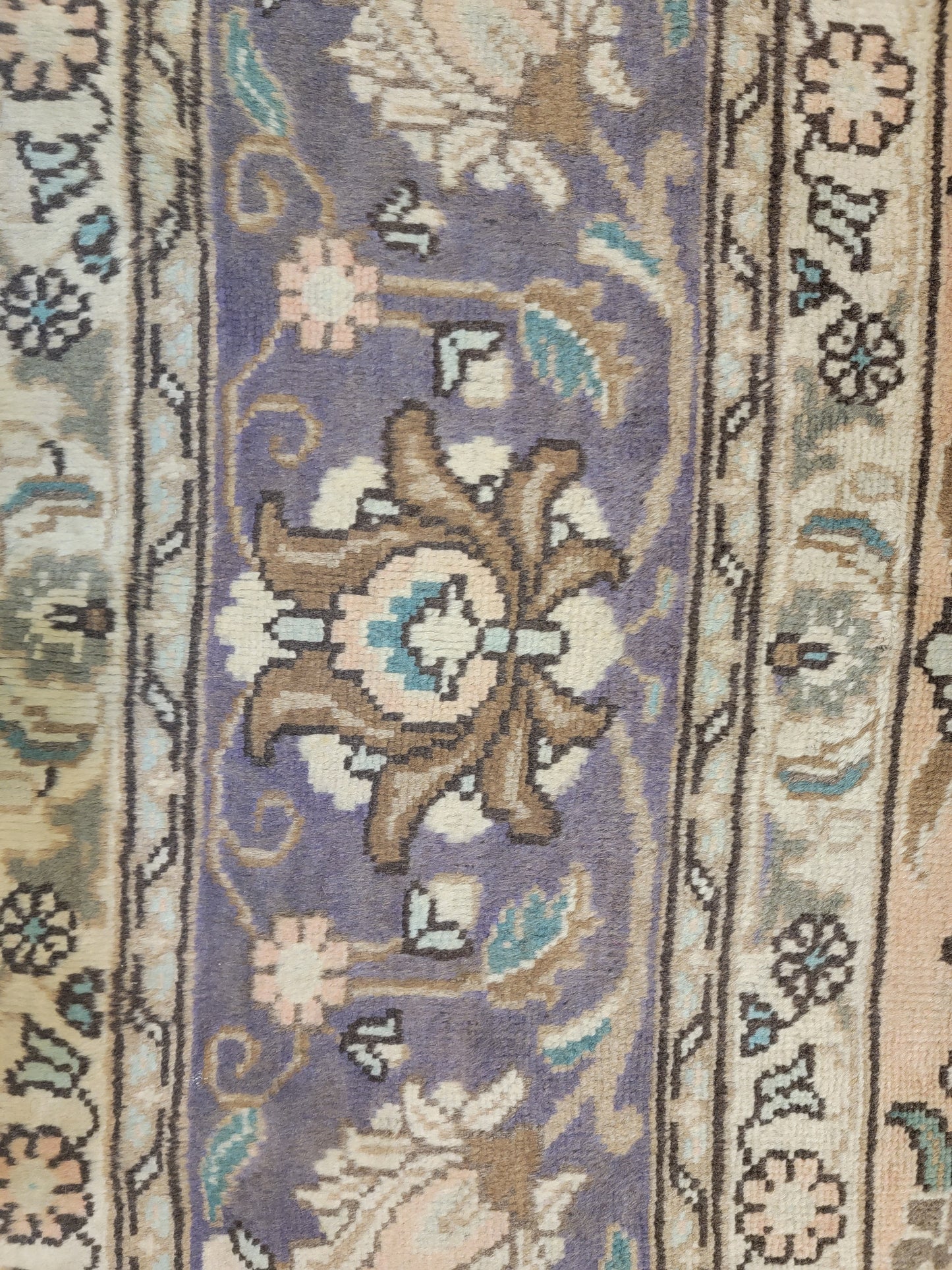 Hand-Knotted Wool Rug Tabriz 9'5" x 11'3"
