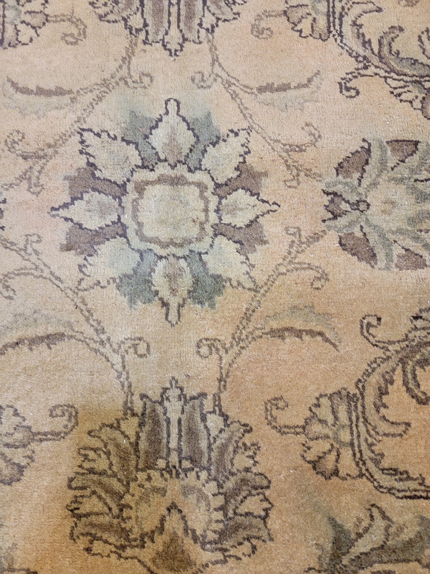 Hand-Knotted Wool Rug Tabriz 11'2" x 13'6"