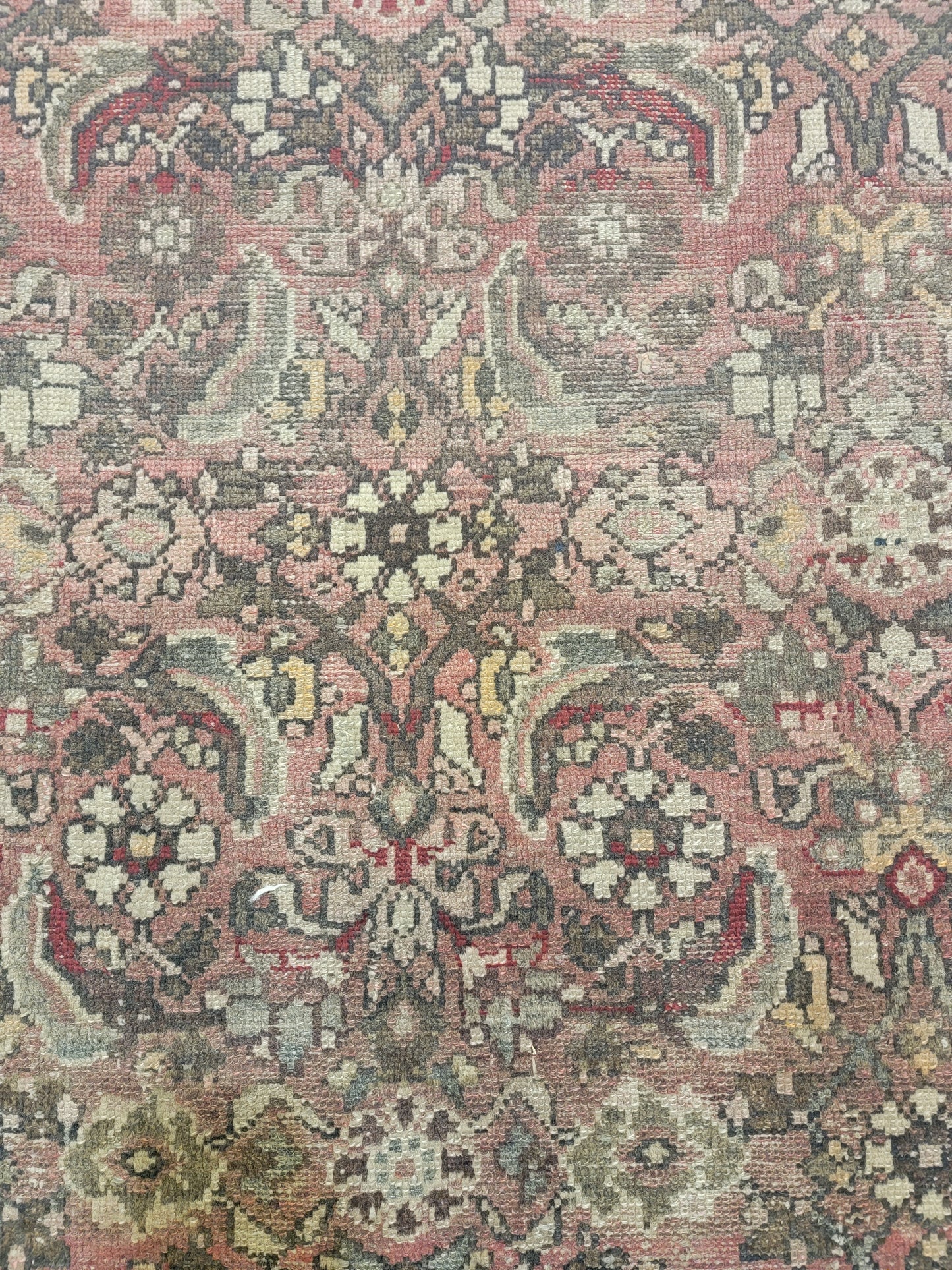 Hand-Knotted Wool Rug Malayer 3'4" x 4'11"