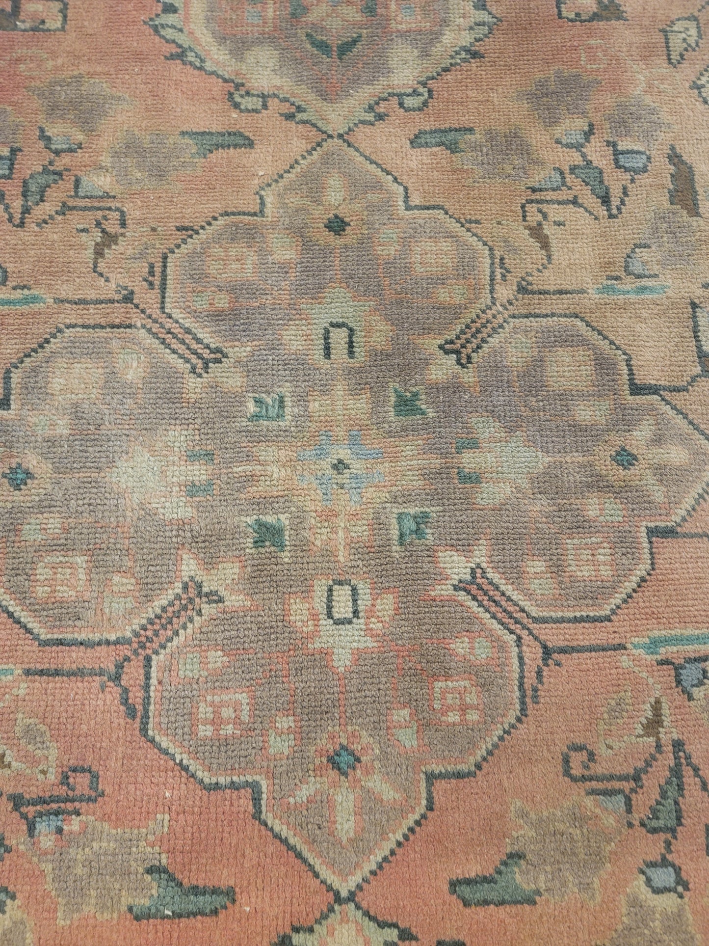 Hand-Knotted Wool Rug Tabriz 3'4" x 4'6"