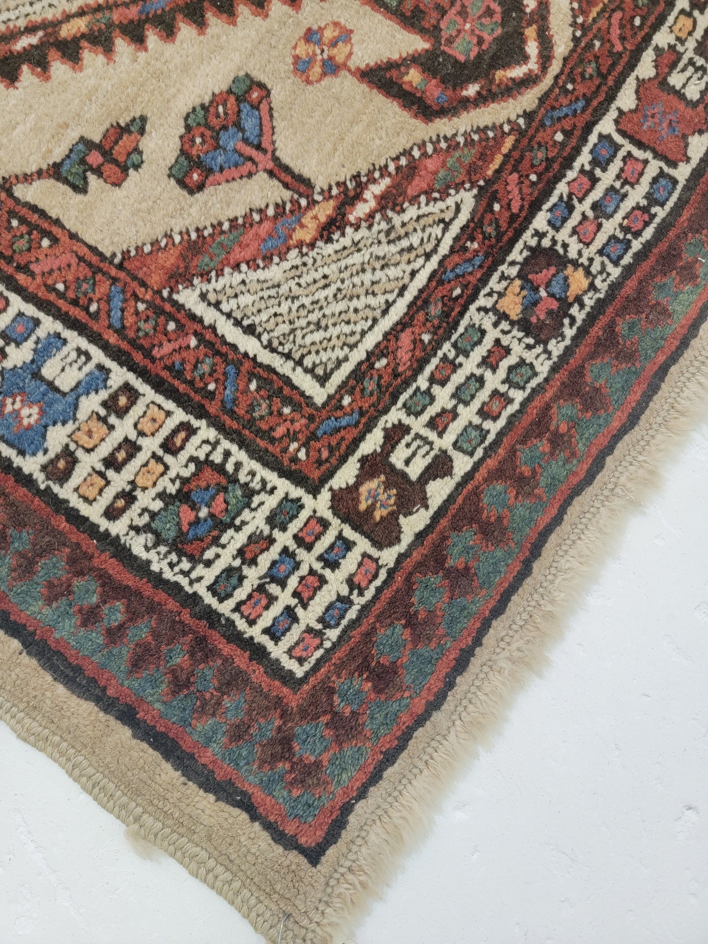 Hand-Knotted Wool Rug Sarab Meshkin 2'11" x 5'10"