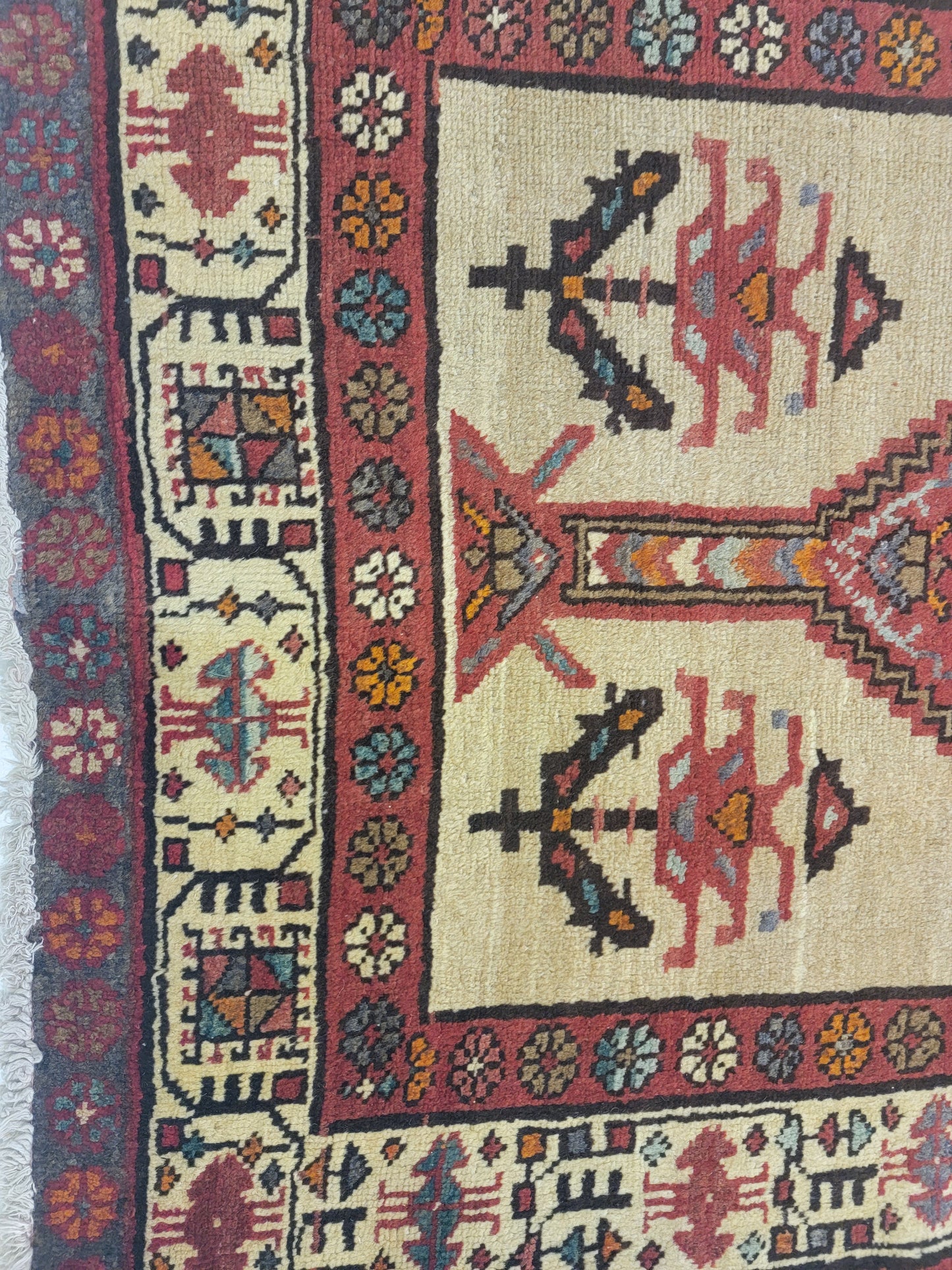 Hand-Knotted Wool Rug Sarab Meshkin 3' x 5'