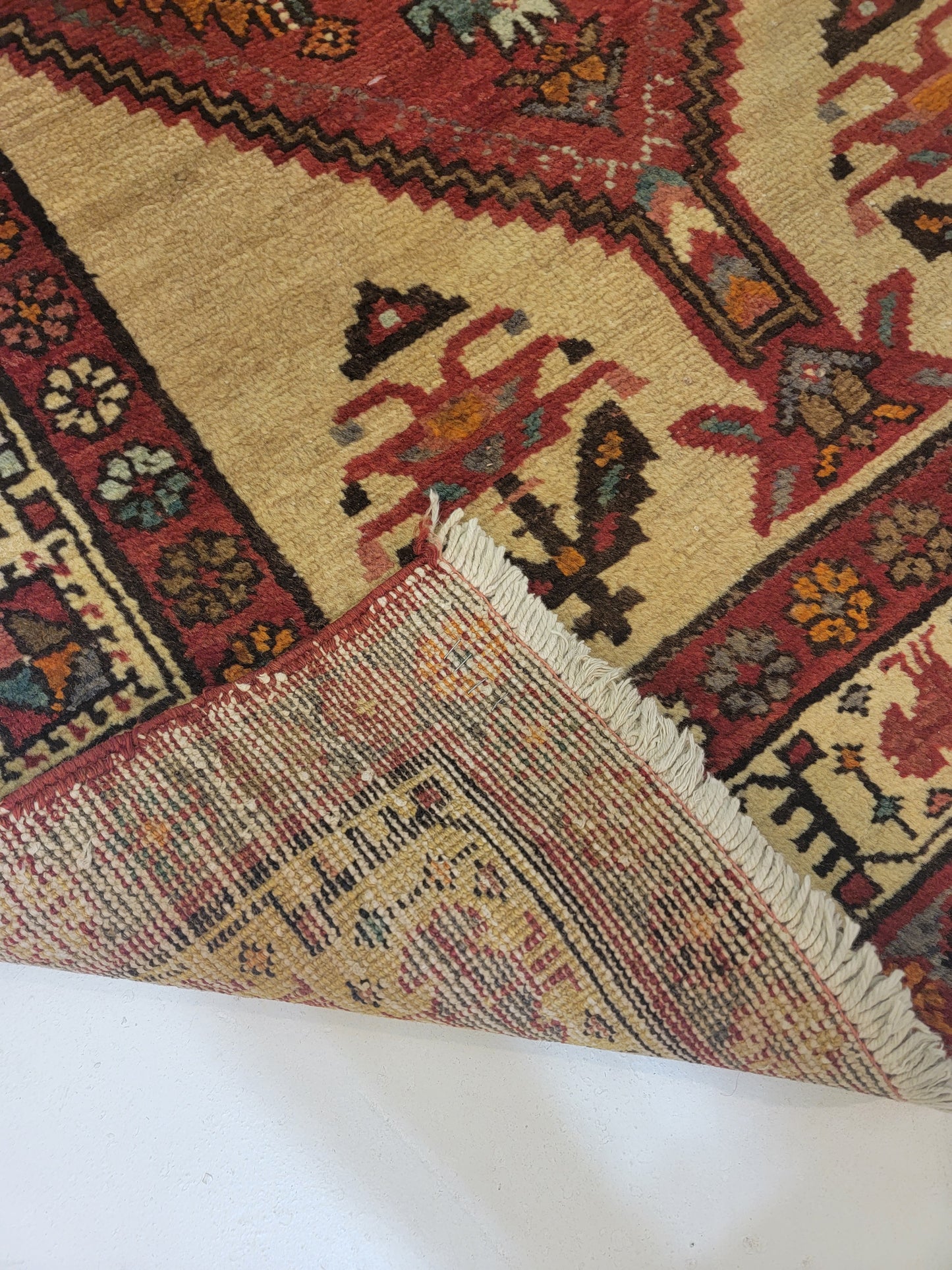 Hand-Knotted Wool Rug Sarab Meshkin 3' x 5'