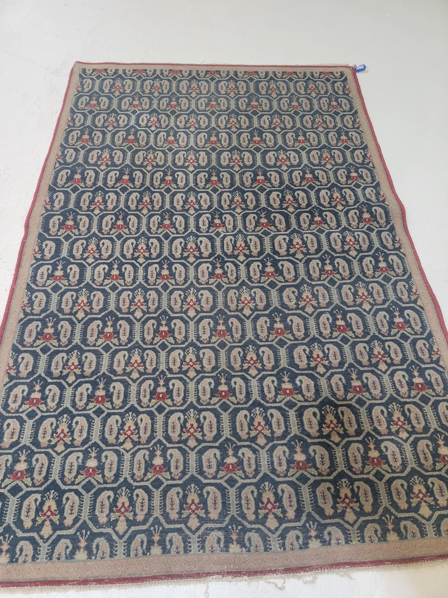 Hand-Knotted Wool Rug Qum 3' x 5'