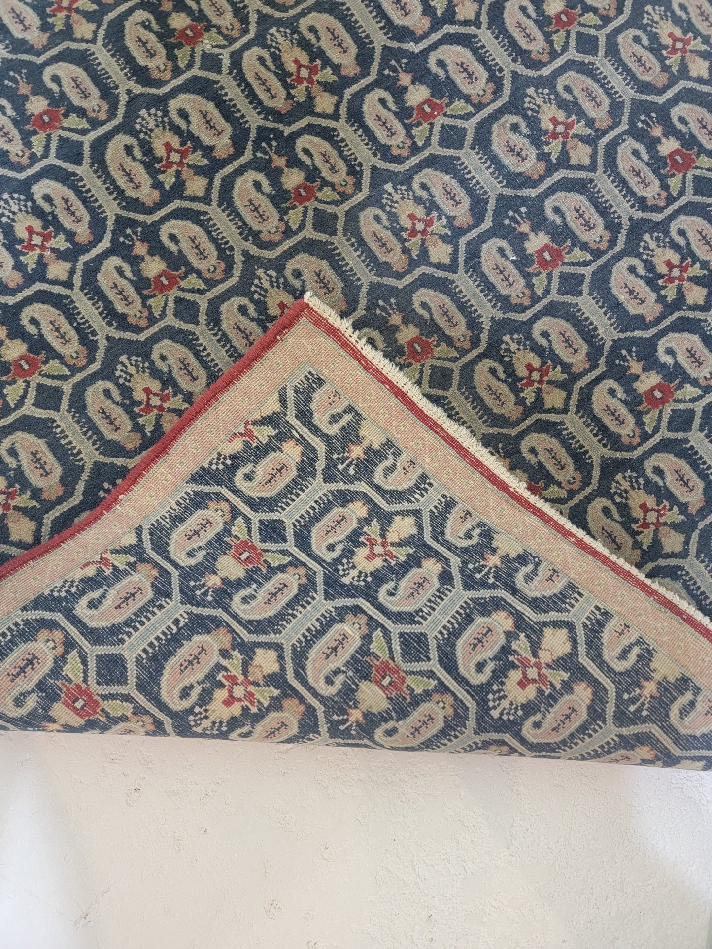 Hand-Knotted Wool Rug Qum 3' x 5'