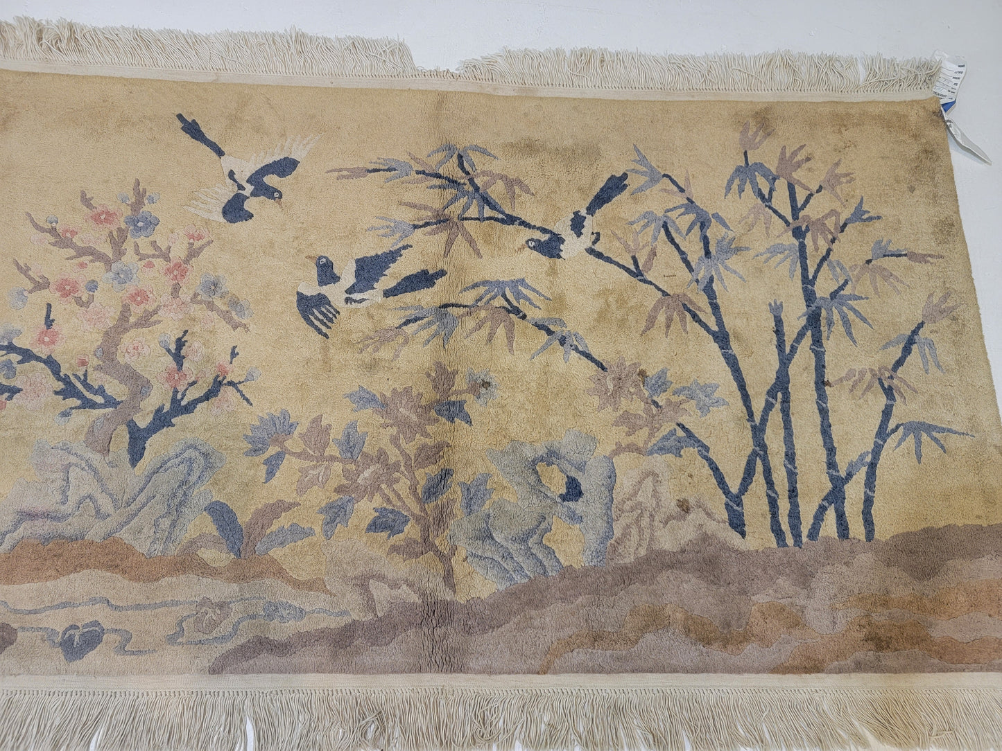 Hand-Knotted Wool Rug Chinese 2'5' x 4'6"