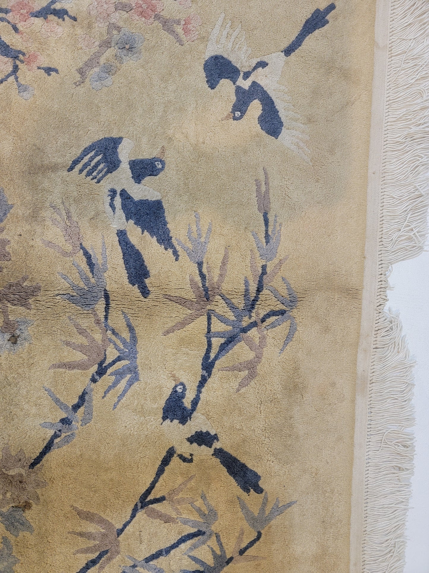 Hand-Knotted Wool Rug Chinese 2'5' x 4'6"