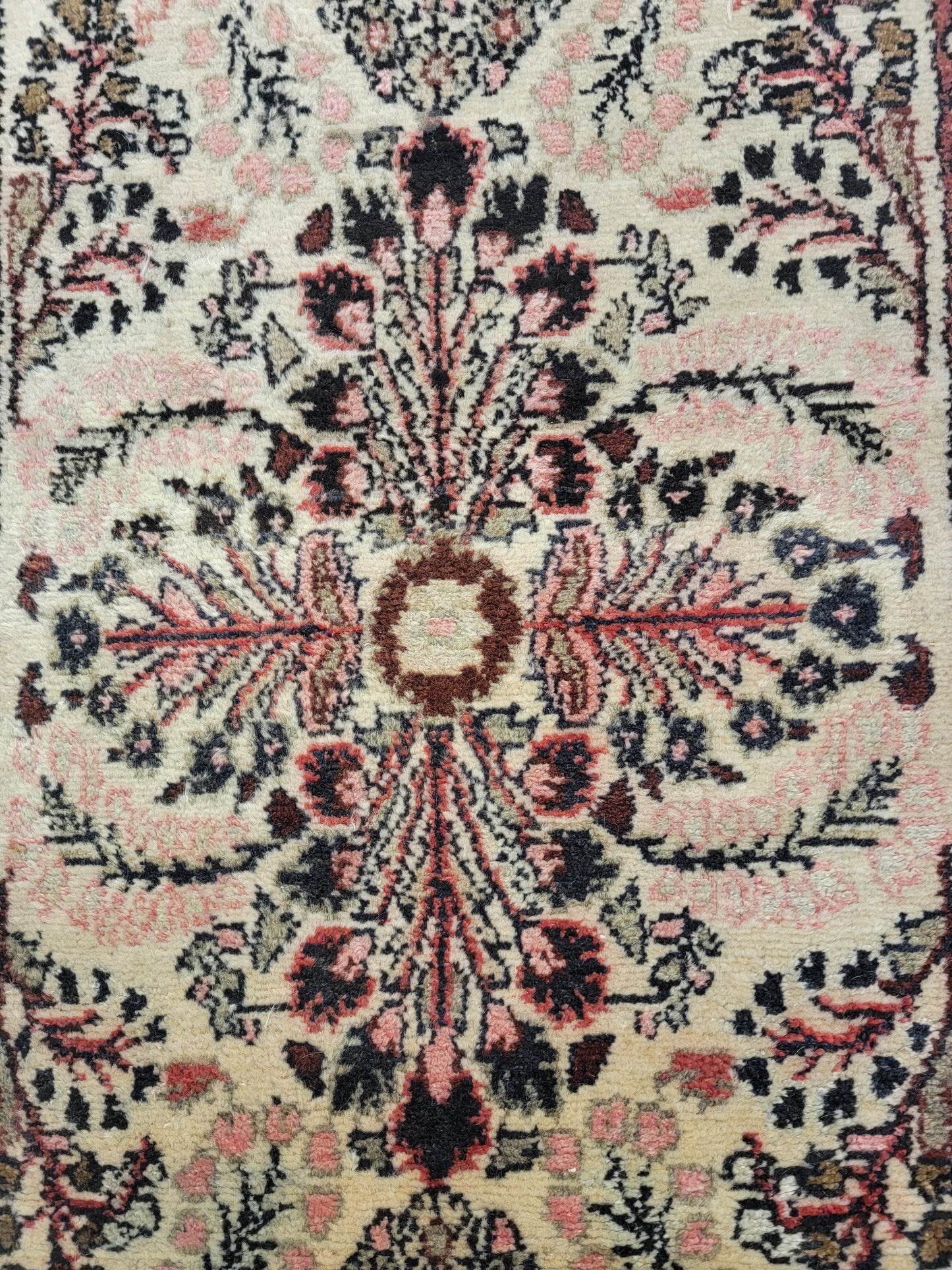 Antique Hand-Knotted Wool Runner Hamedan Rudbar 2'6" x 20'6"