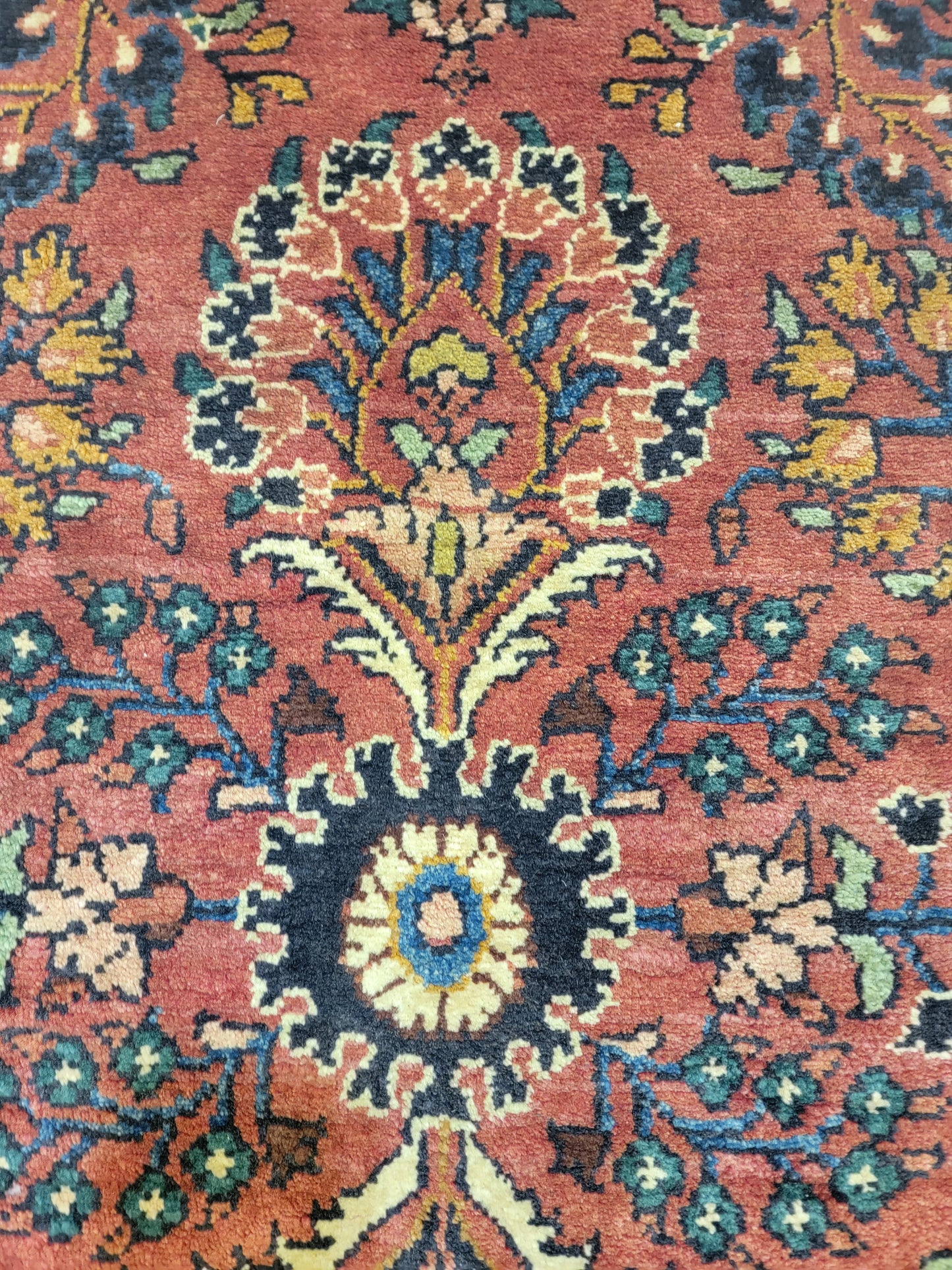 Antique Hand-Knotted Wool Runner Hamedan Rudbar 2'9" x 12'9"