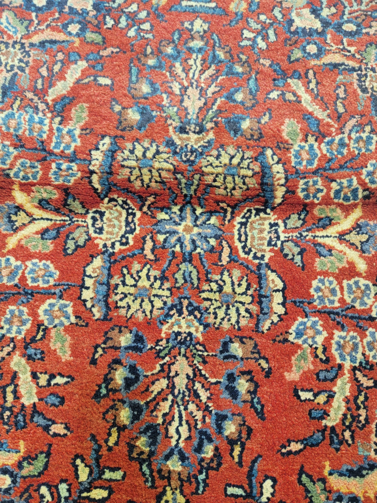 Antique Hand-Knotted Wool Runner Hamedan Rudbar 2'9" x 13'7"