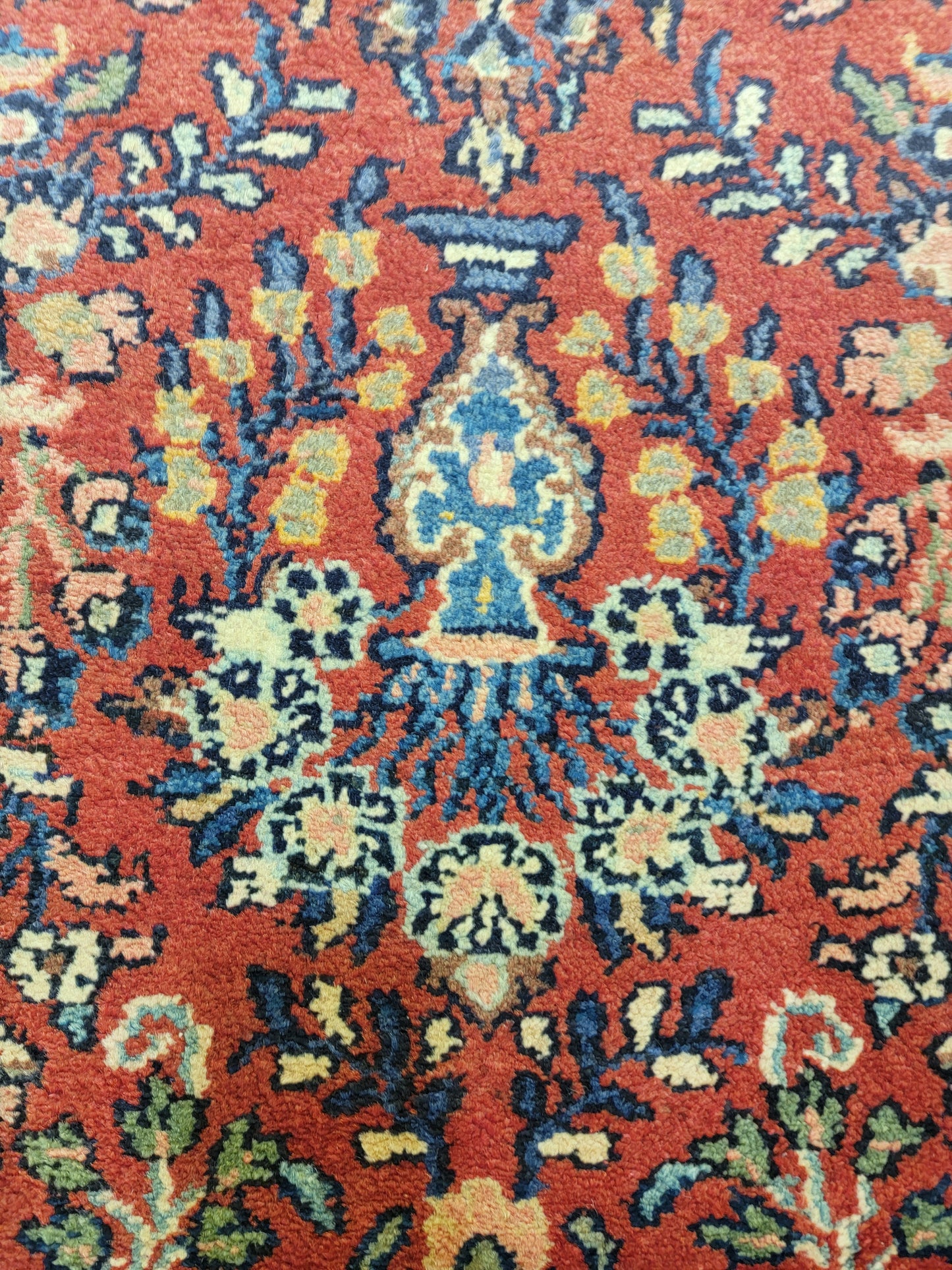 Antique Hand-Knotted Wool Runner Hamedan Rudbar 2'9" x 13'7"