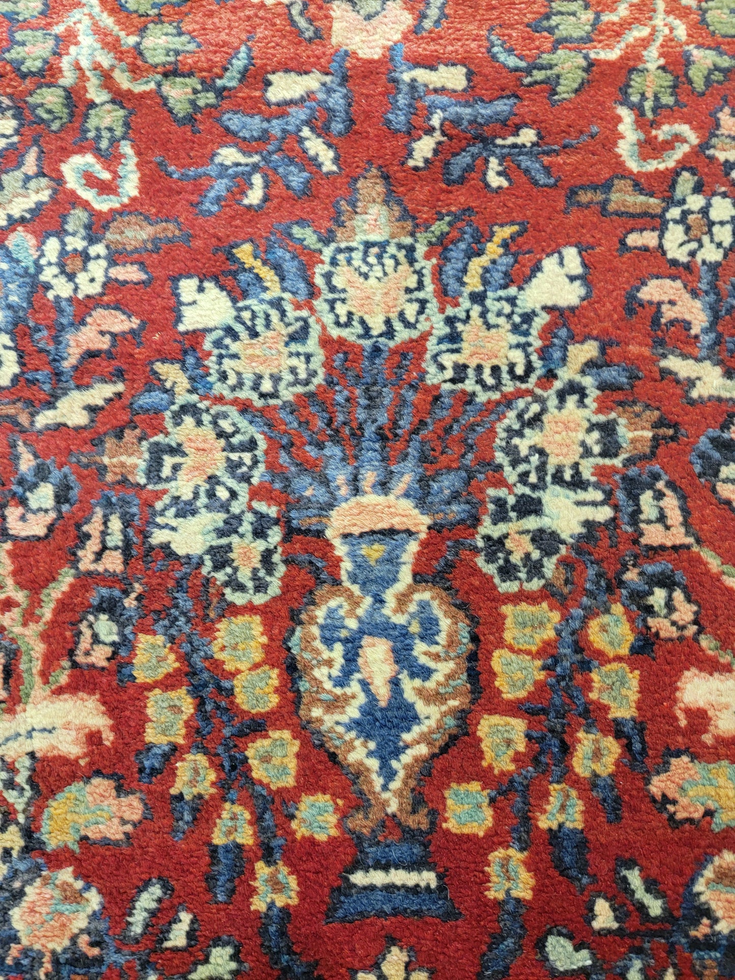 Antique Hand-Knotted Wool Runner Hamedan Rudbar 2'9" x 13'7"