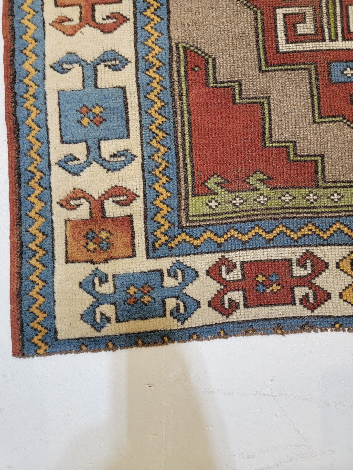 Hand-Knotted Wool Area Rug Turkish Anatolian Konya 4'7" x 6'6"