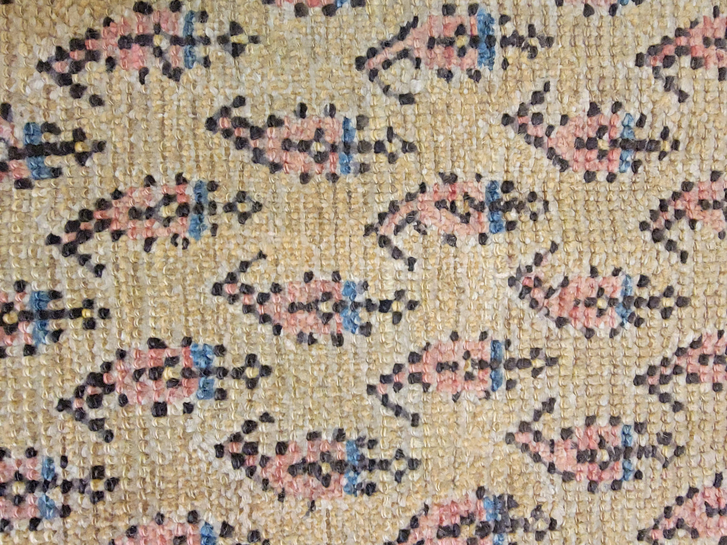 Antique Hand-Knotted Wool Area Rug Saraband 3'11" x 5'4"