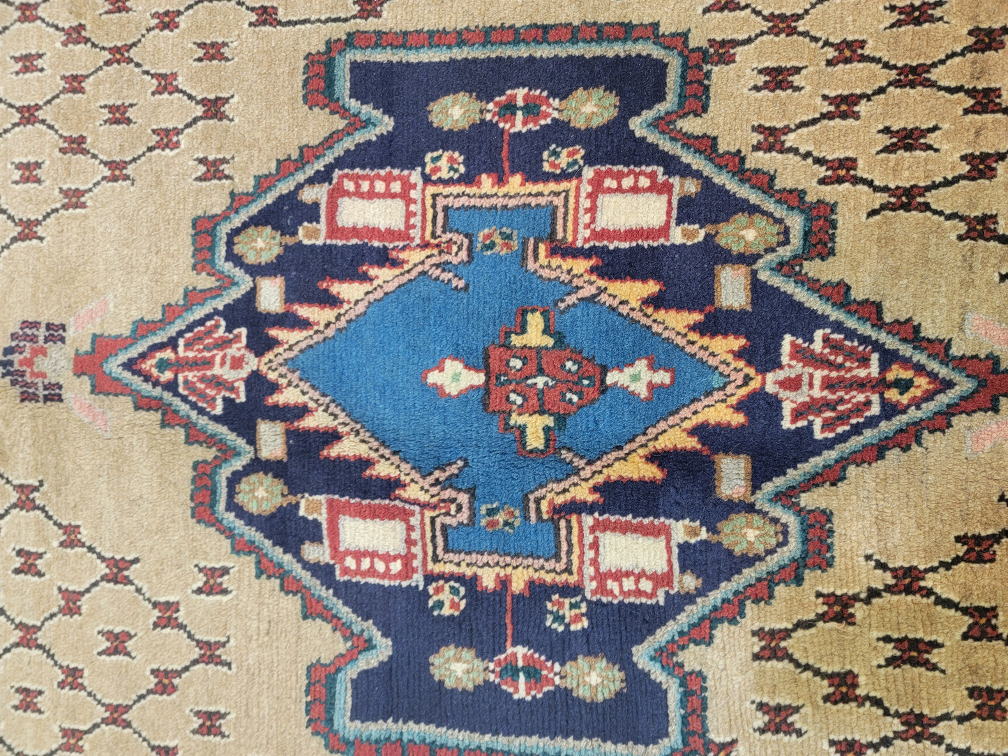 Antique Hand-Knotted Wool Area Rug Songhor Koliai 4' x 7'5"