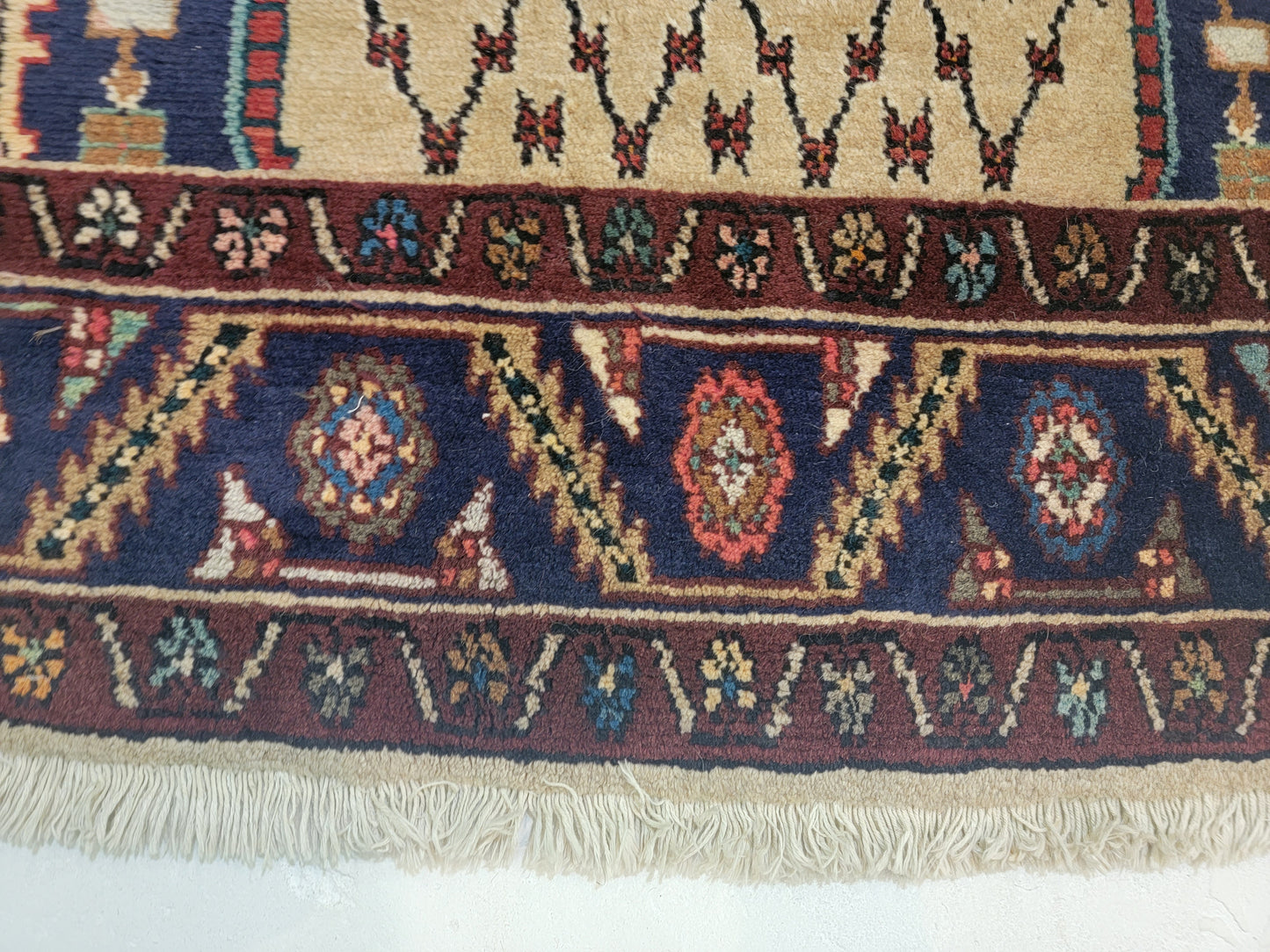 Antique Hand-Knotted Wool Area Rug Songhor Koliai 4' x 7'5"