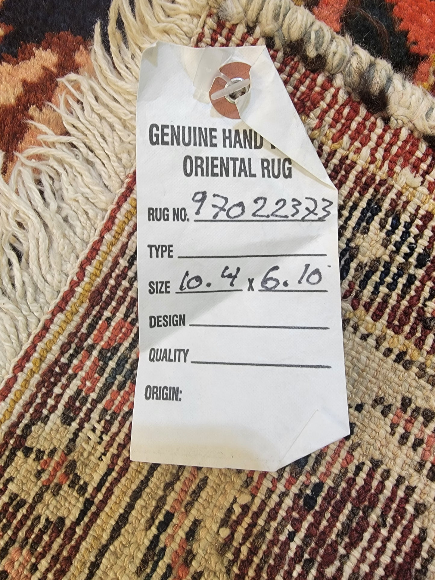 Hand-Knotted Wool Area Rug Bakhtiari 6'10" x 10'4"