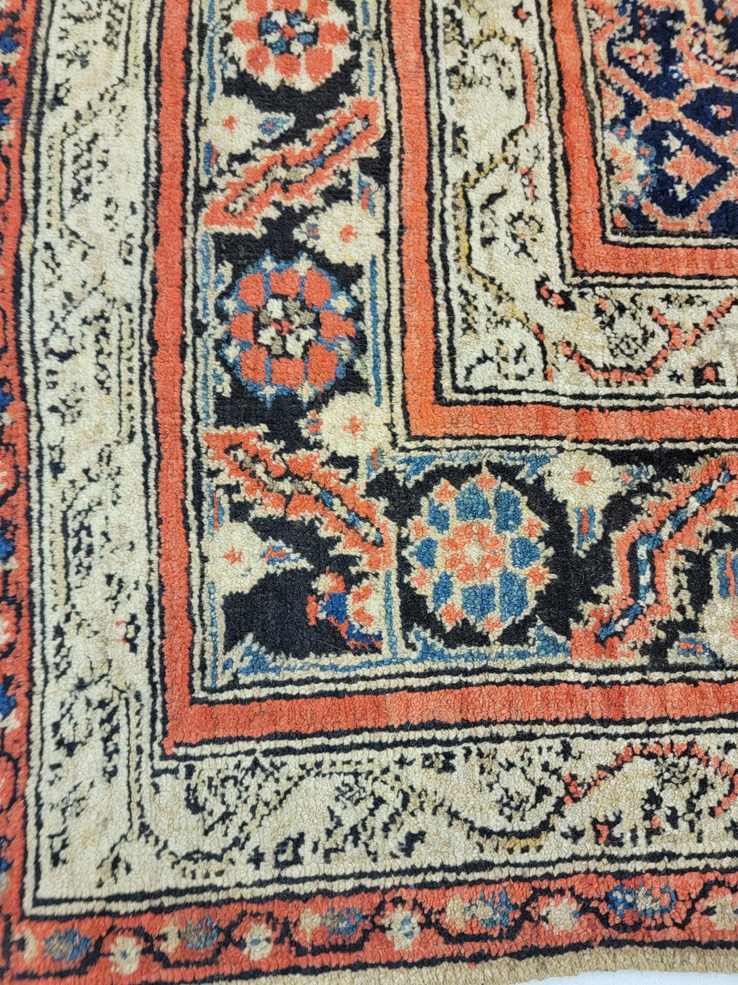 Antique Hand-Knotted Wool Area Rug Malayer Collectible 8'5" x 22'10"