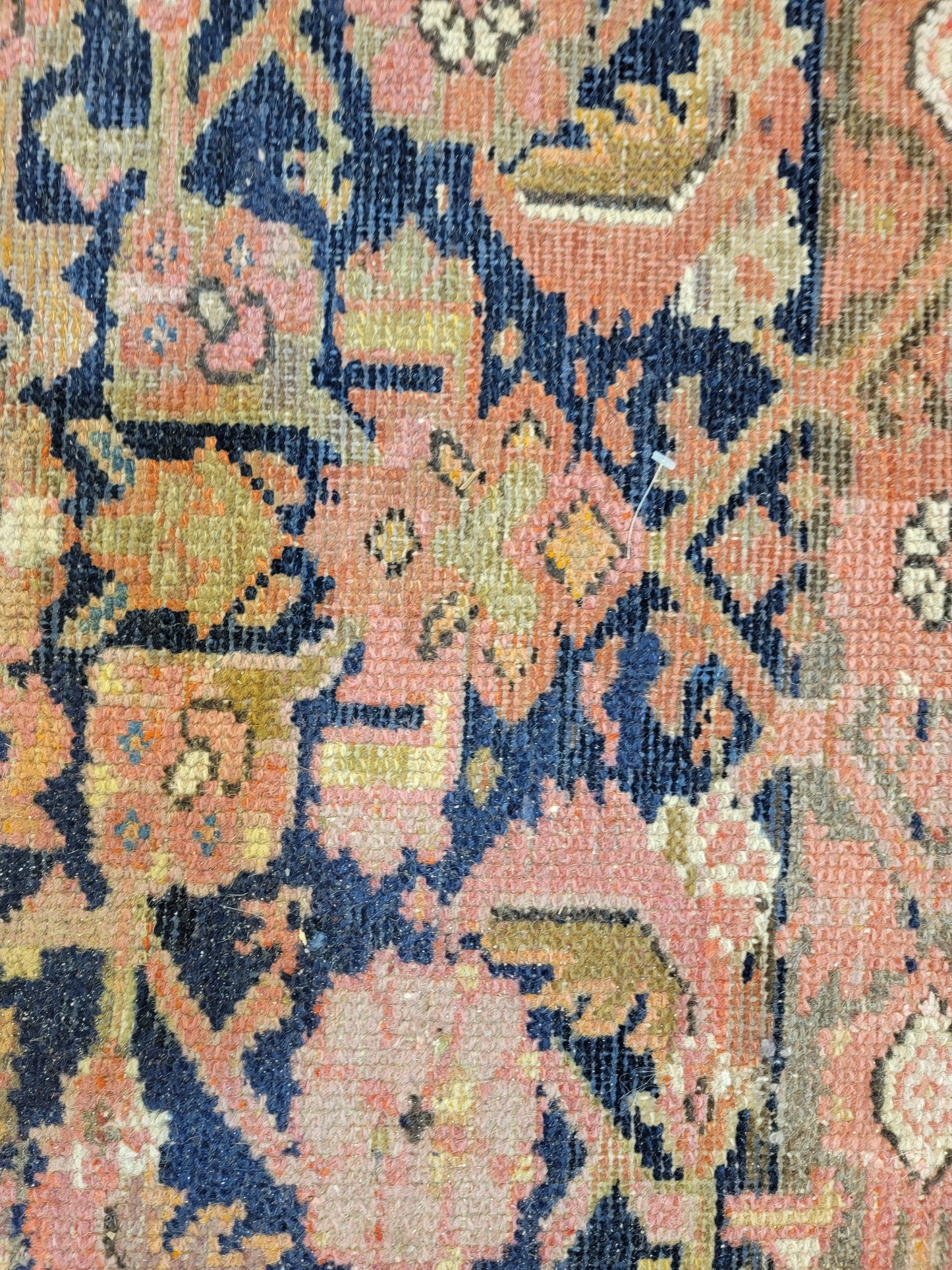 Antique Hand-Knotted Wool Rug Malayer 9'9" x 13'6"
