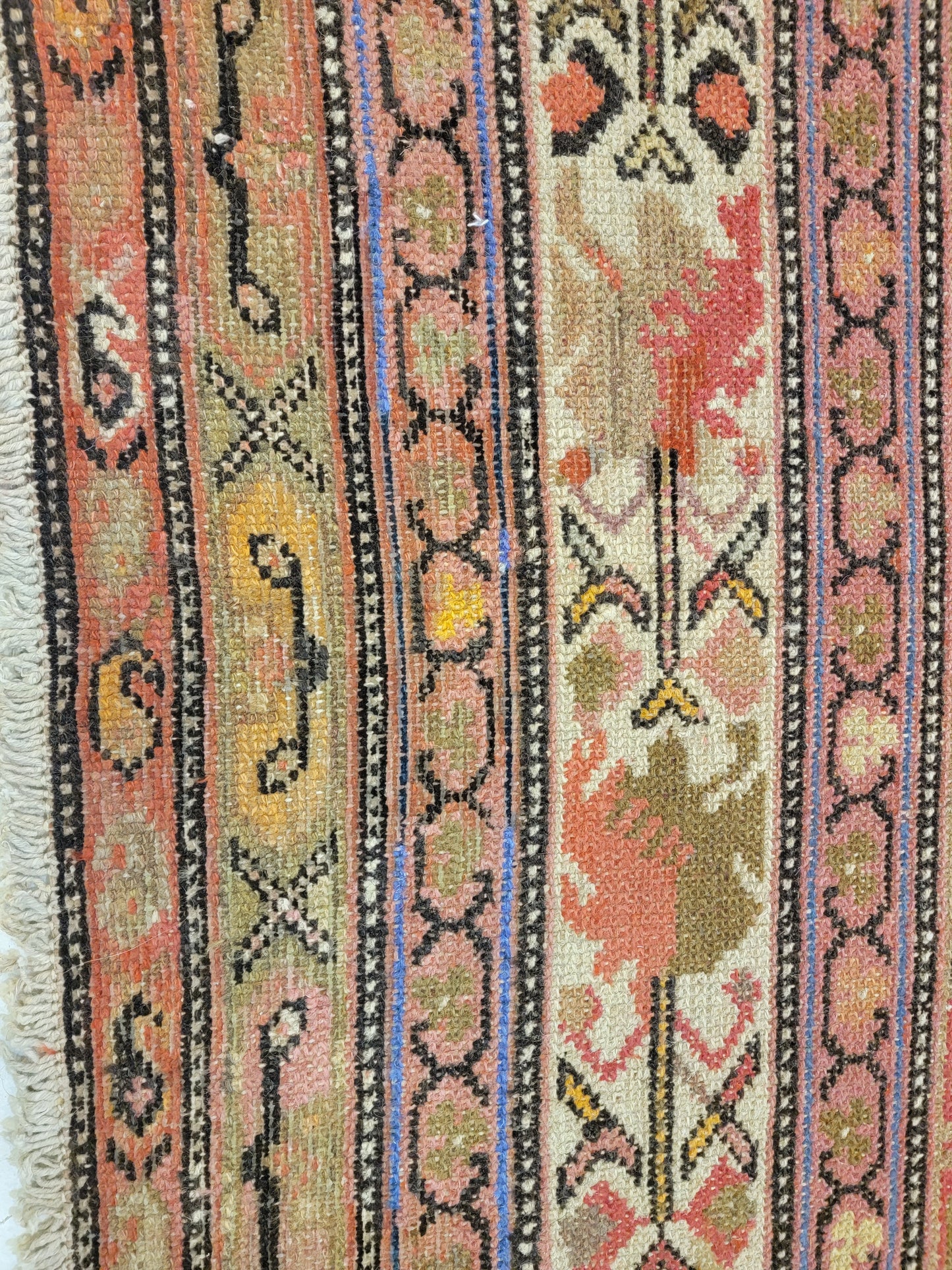 Antique Hand-Knotted Wool Rug Malayer 9'9" x 13'6"