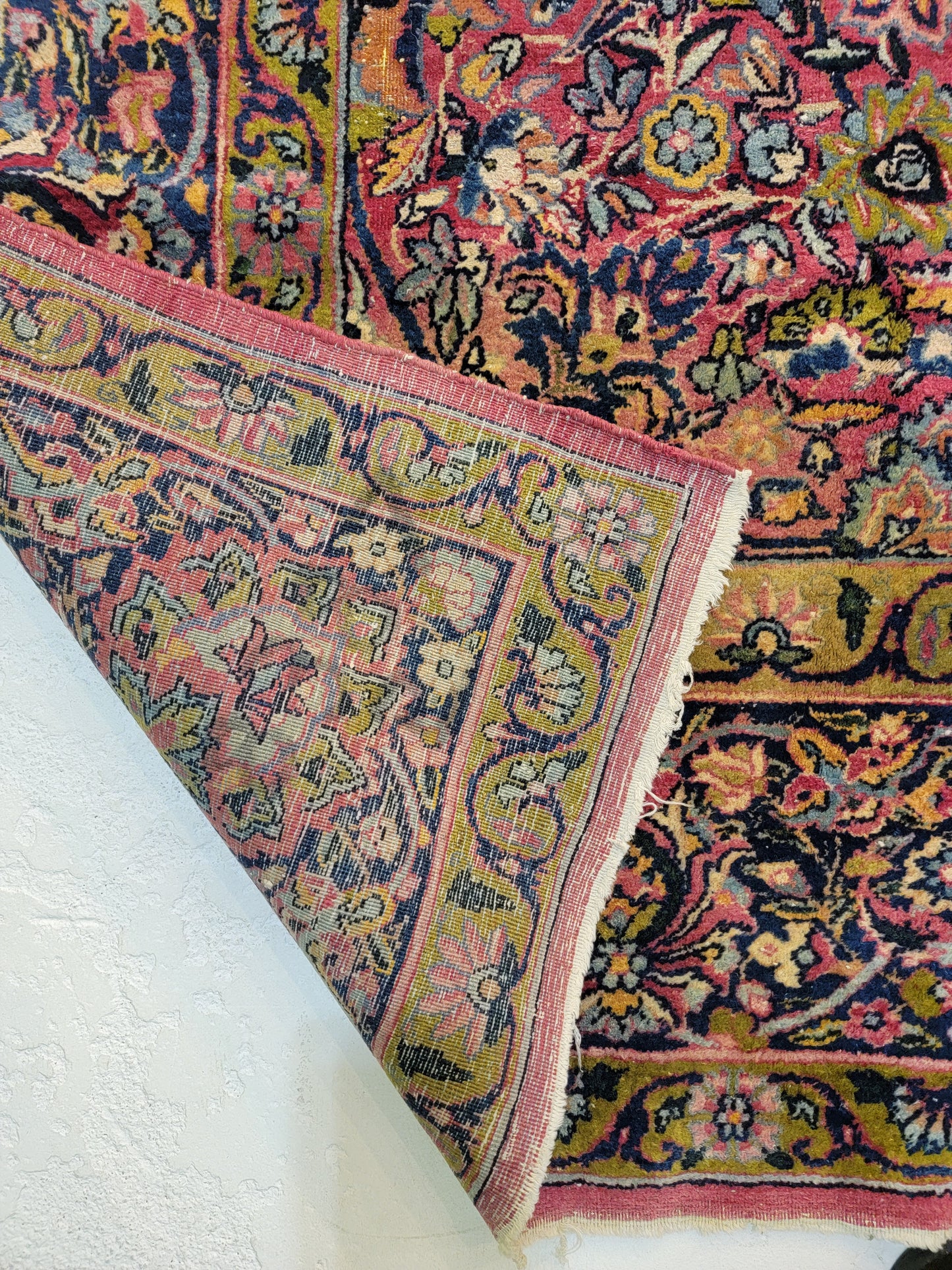 Hand-Knotted Wool Rug Rahvar Kerman 8'9" x 11'11"