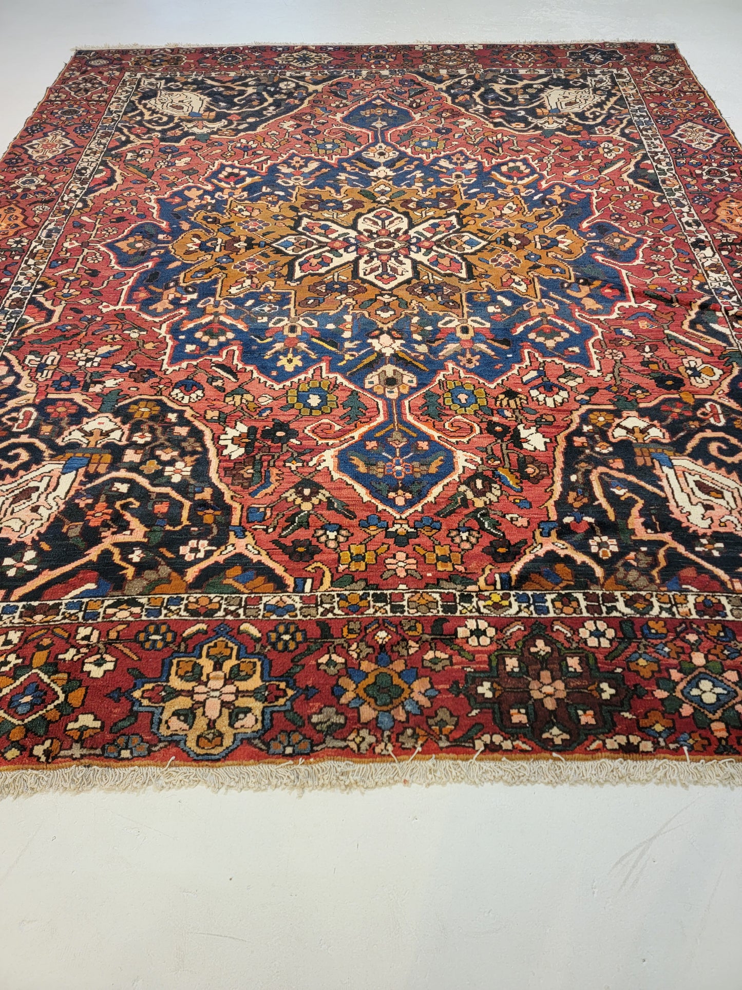 Hand-Knotted Wool Rug Bakhtiari 9'2" x 11'6"